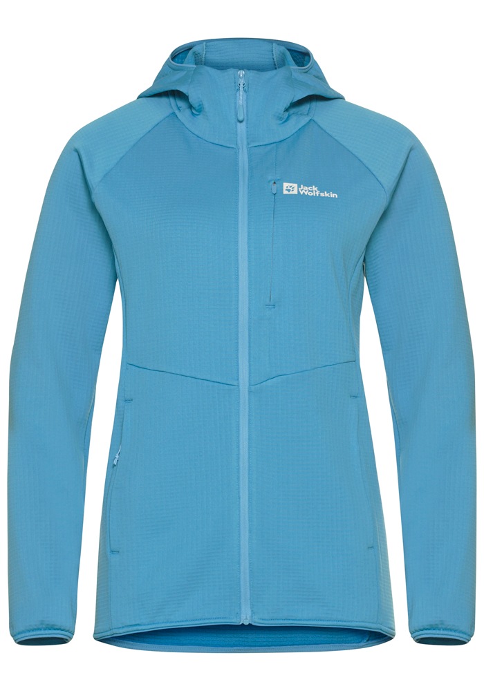 Jack Wolfskin Fleecejacke »KOLBENBERG HOODED FZ W«, mit Kapuze