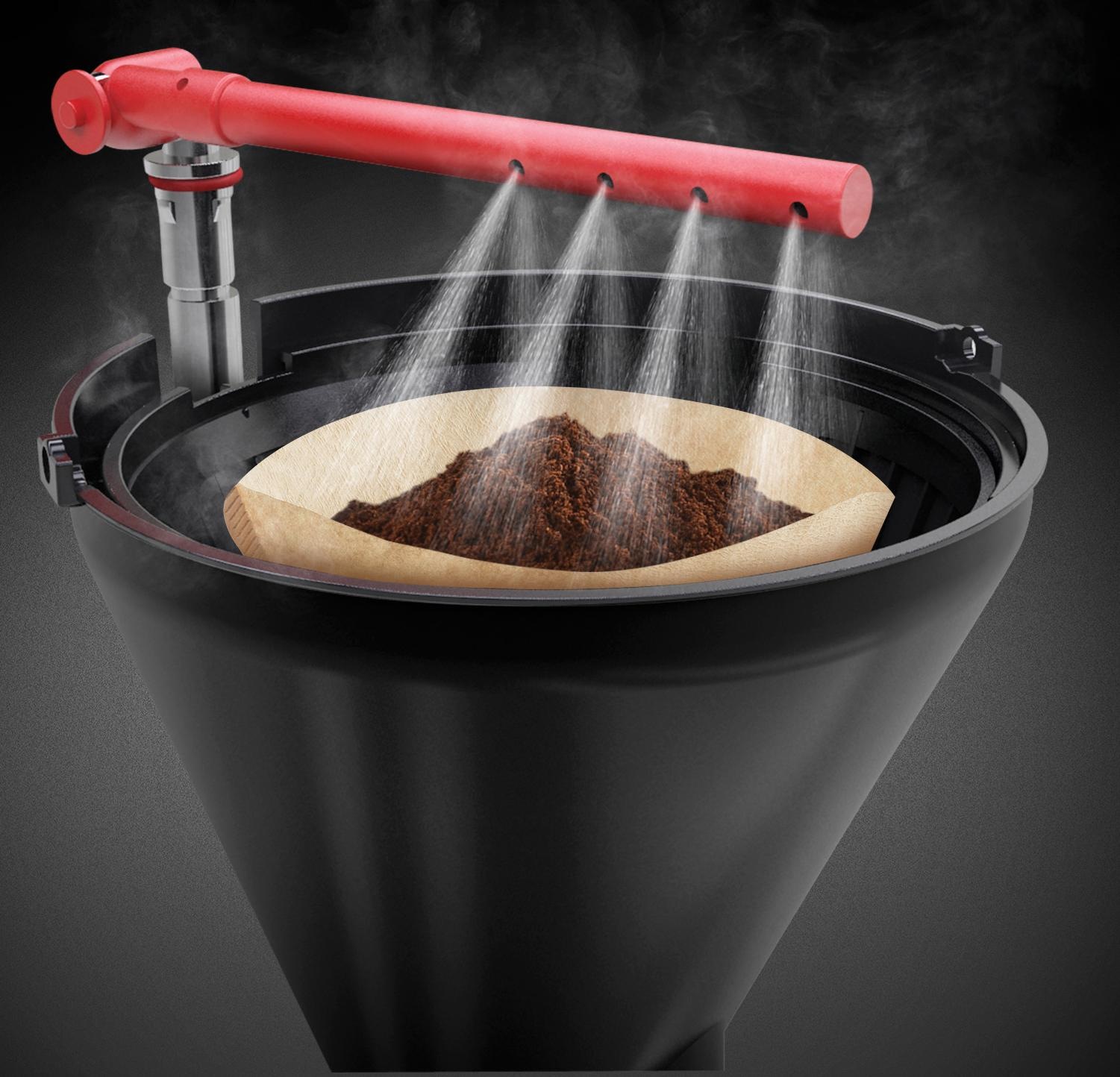 RUSSELL HOBBS Filterkaffeemaschine »22620-56 Textures Plus«, 1,25 l Kaffeekanne, Papierfilter, 1x4