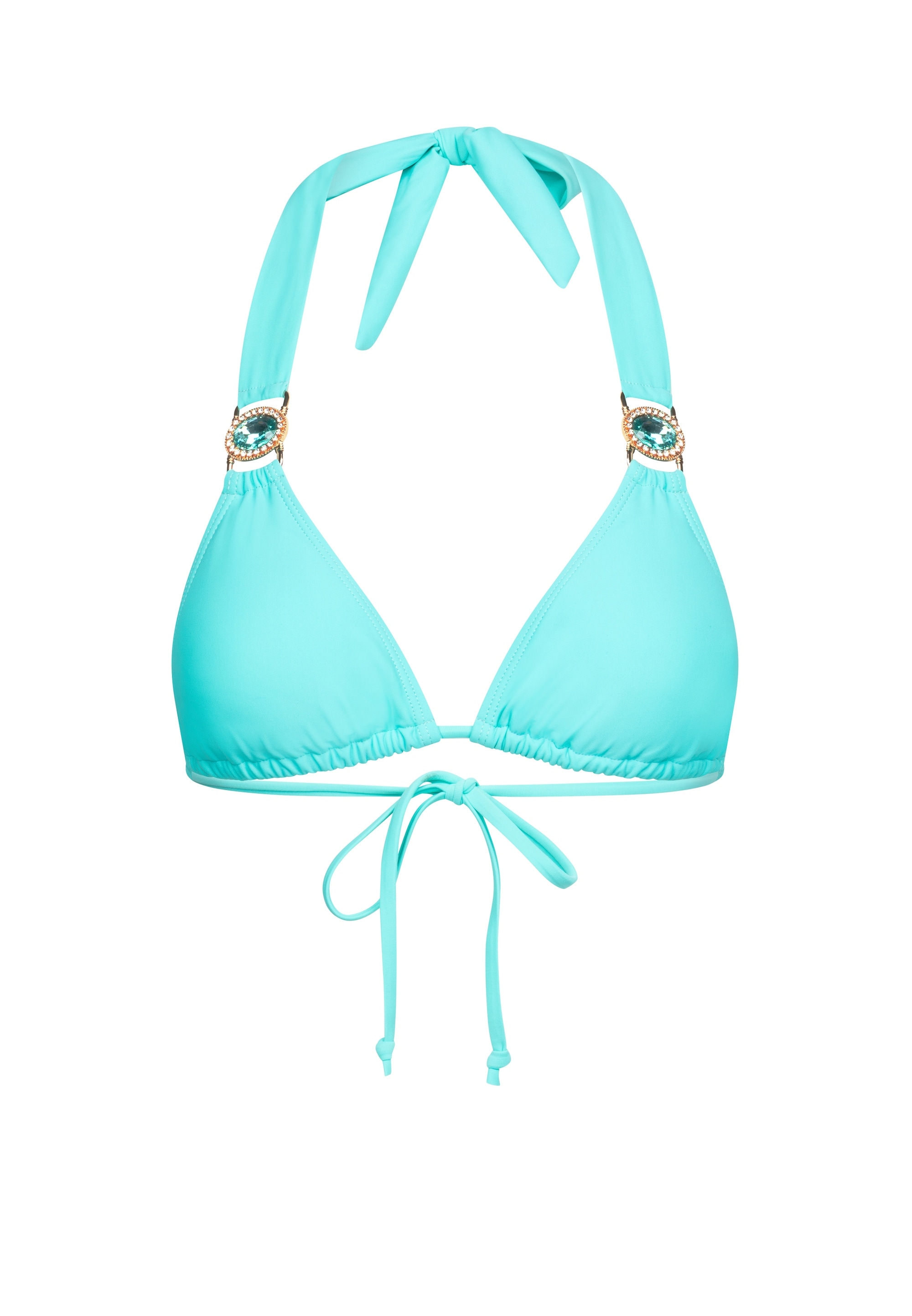 Moda Minx Triangel-Bikini-Top »AMOUR TRIANGLE TOP«, (1 St.), mit stilvollem Steinbesatz