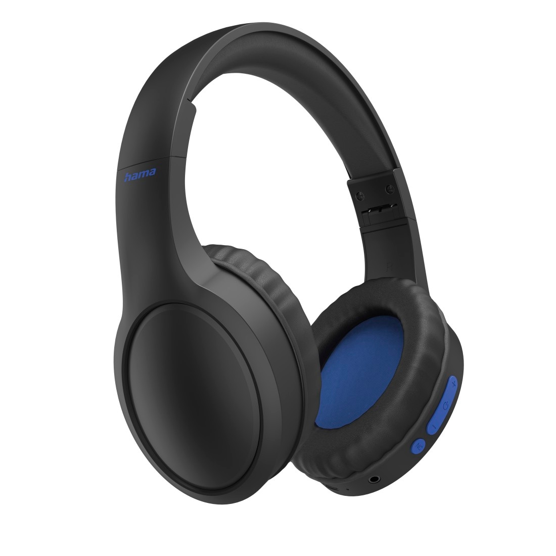 HAMA Bluetooth-Kopfhörer "BluetoothKopfhörer kabellos, schwarz, Over-Ear, integriertes Mikrofon", schwarz, Kopfhörer, Aktive Geräuschreduzierung,