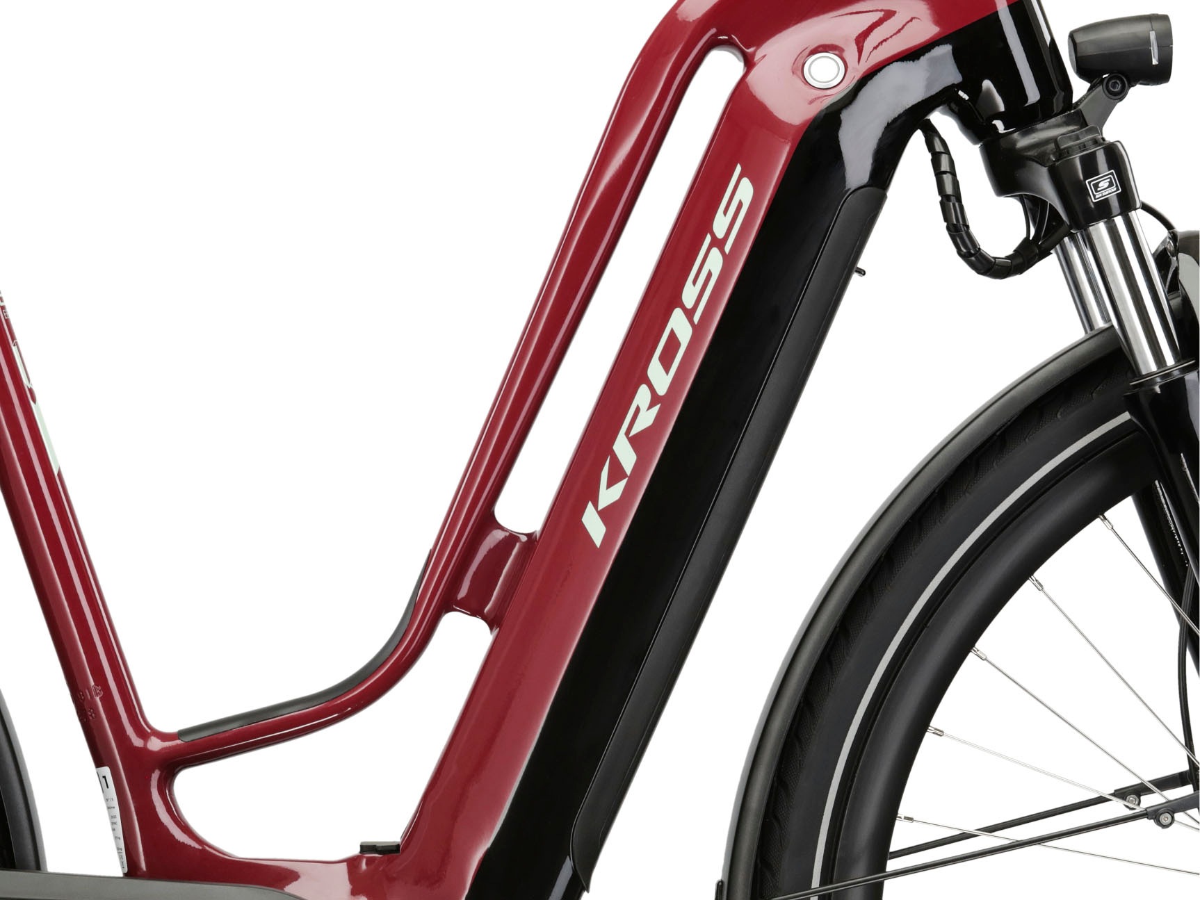 Kross E-Bike »E-Citybike Damen Sentio 6.0 28" rot«, 8 Gang, Shimano, Nexus, Mittelmotor 250 W
