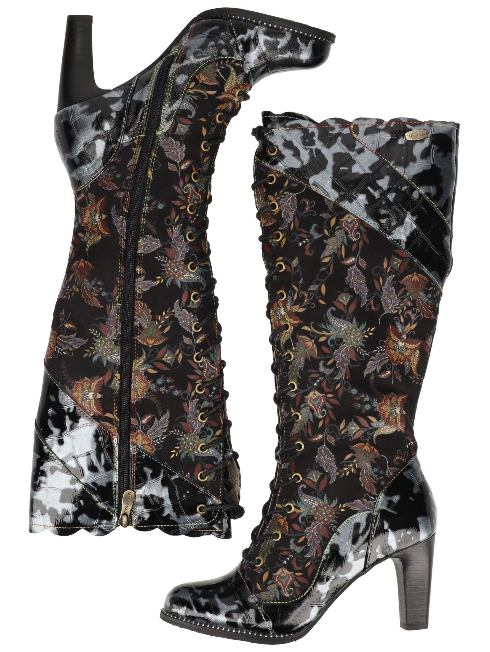 LAURA VITA Schnürstiefel »LAURA VITA Stiefel Leder/Textil«