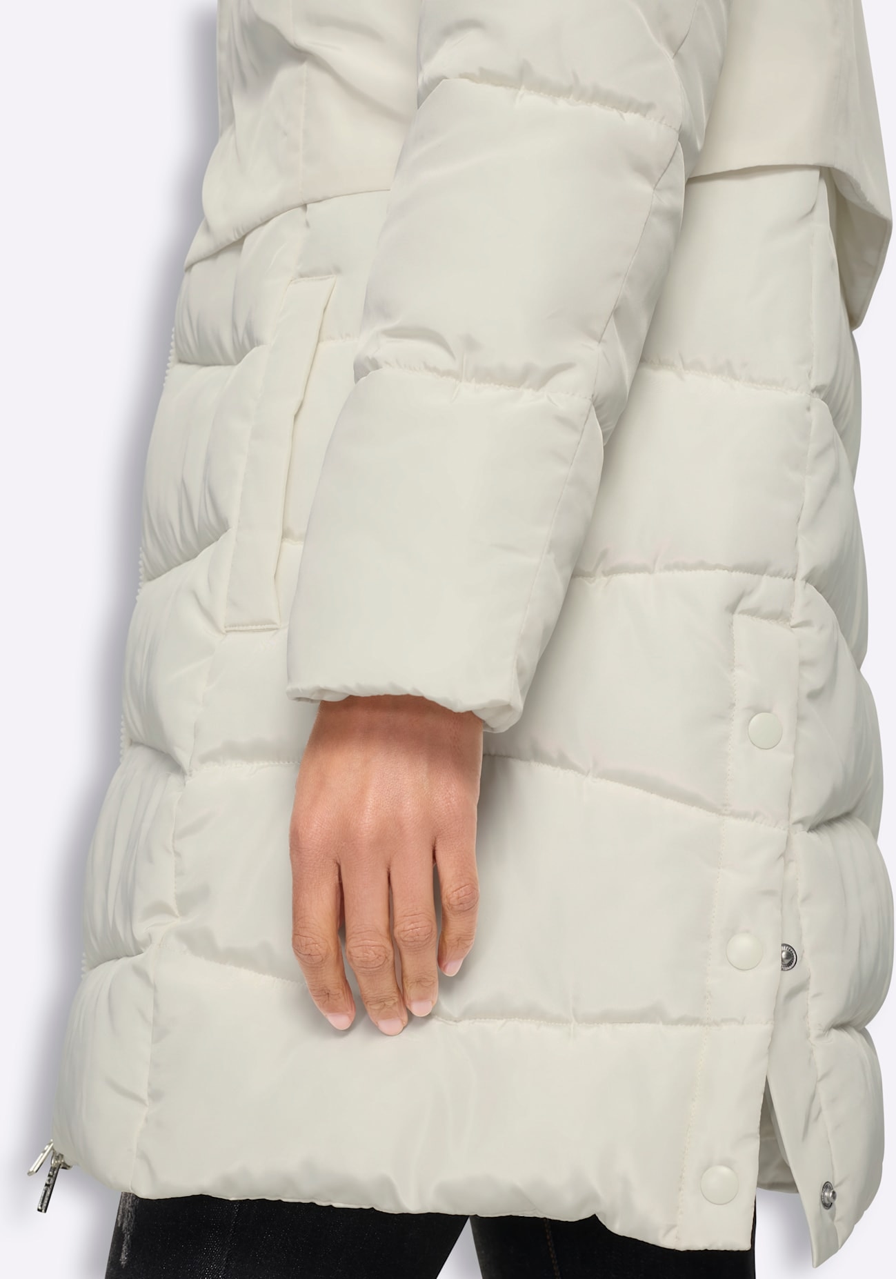 heine Langjacke mit Kapuze