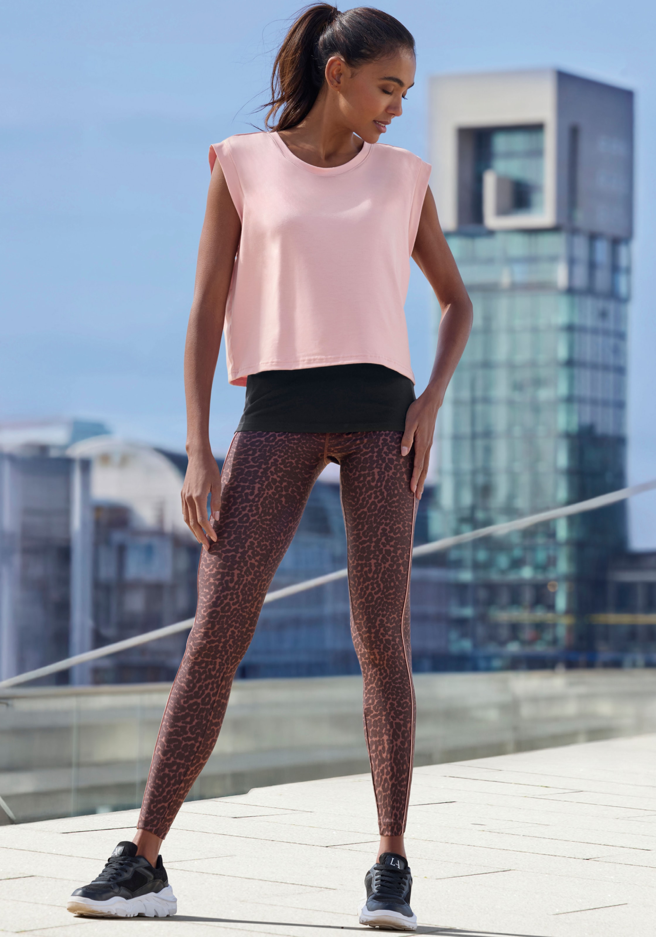 LASCANA ACTIVE Funktionsleggings, mit Animal Print
