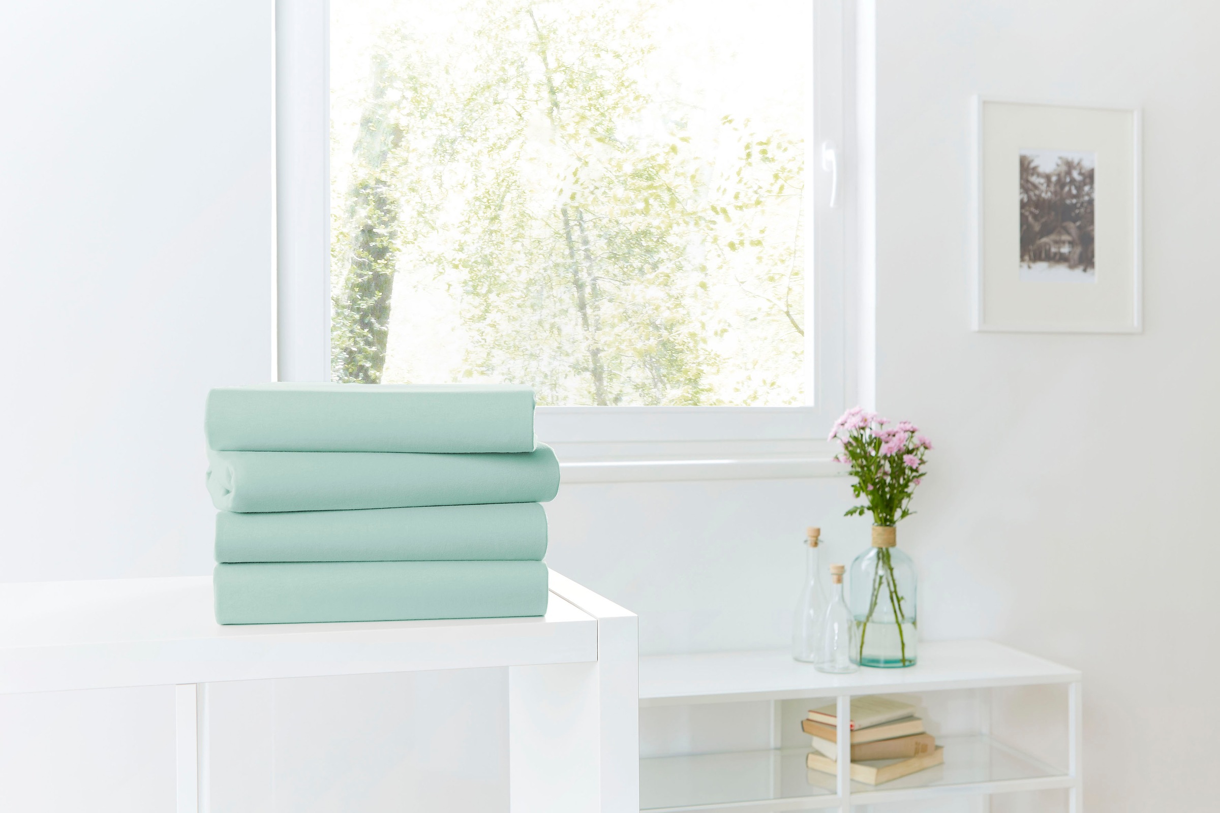 Primera Spannbettlaken »Mako-Jersey Bio«, GOTS zertifiziert - aus Bio-Baumwolle