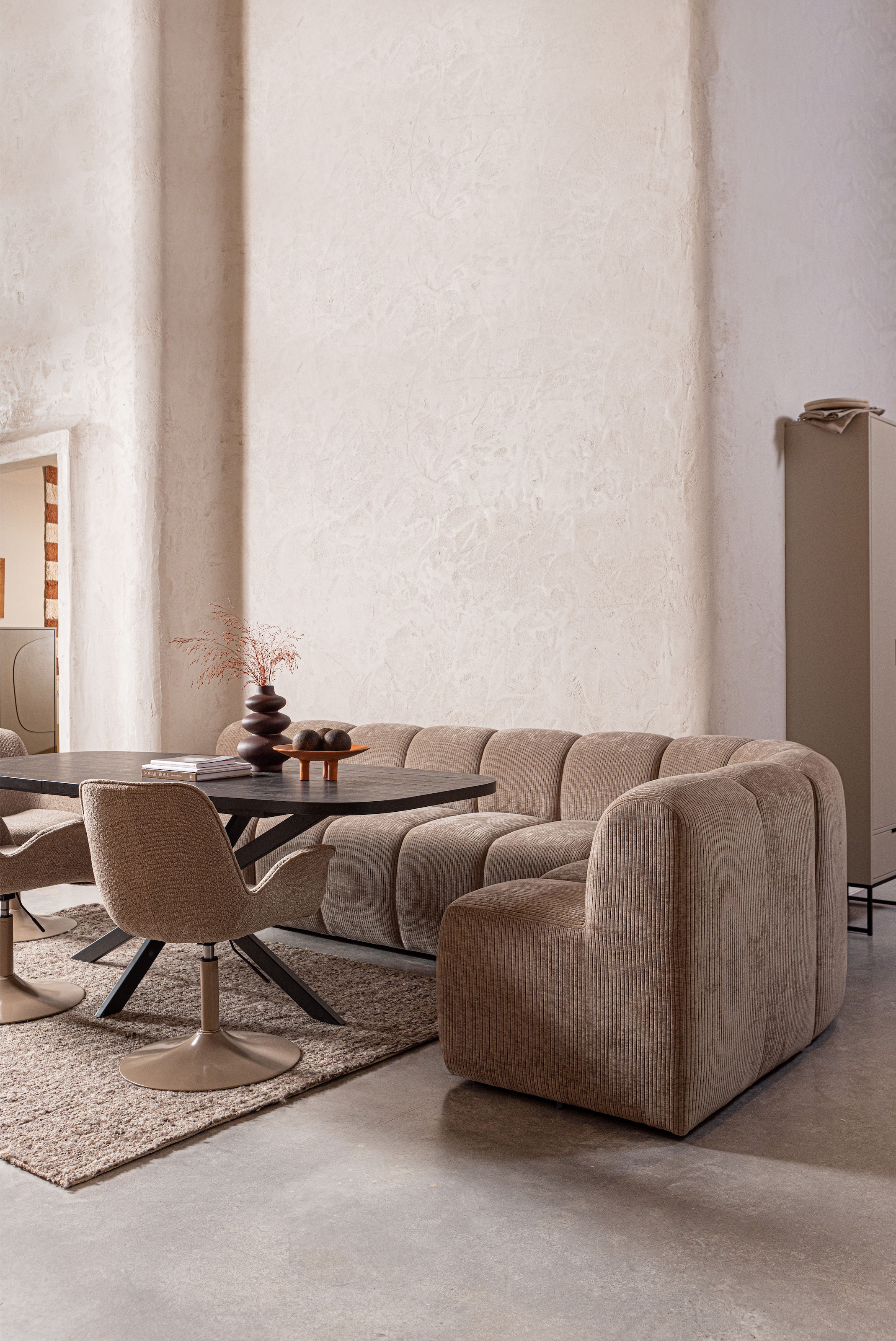 WOOOD Sofa-Mittelelement »Mojo mit Jacquard-Rippenbezug B 84 x T 73 x H 83 cm« Ausgezeichnete Verschleißfestigkeit, kombinierbar, Tragkraft 120 kg