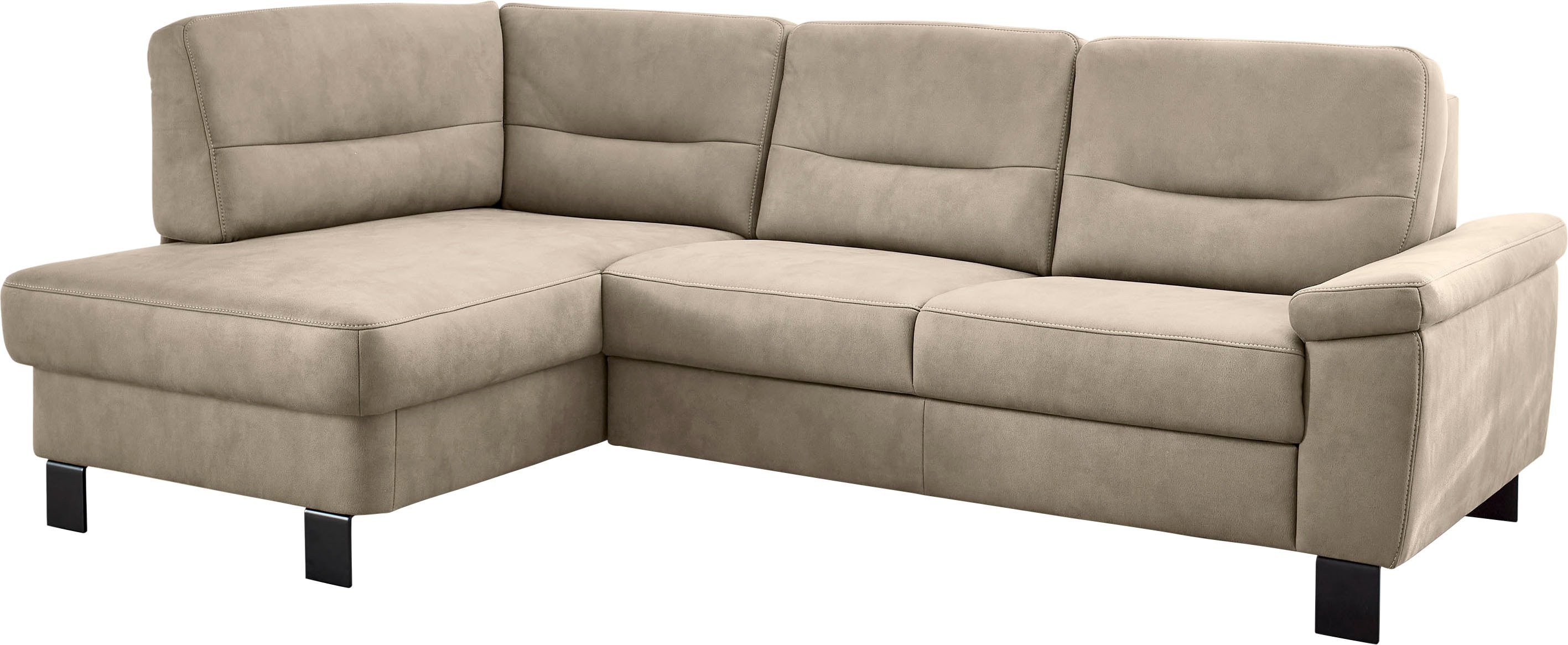 Die PlanBar Ecksofa "PP-PF23172 L-Form, Breite 244 cm" Eckgarnitur mit besonders kleinem Stellmaß ca. 160 x 244 cm