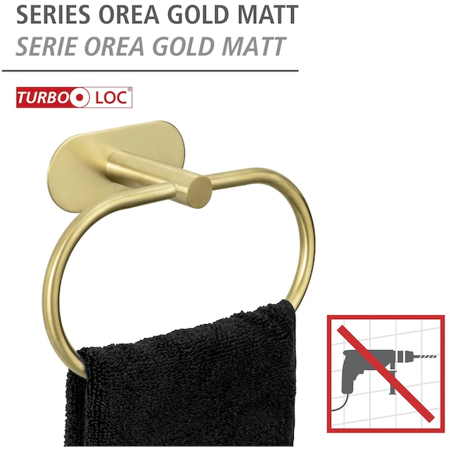 WENKO Handtuchring »Turbo-Loc® Orea«, Befestigen ohne Bohren | BAUR