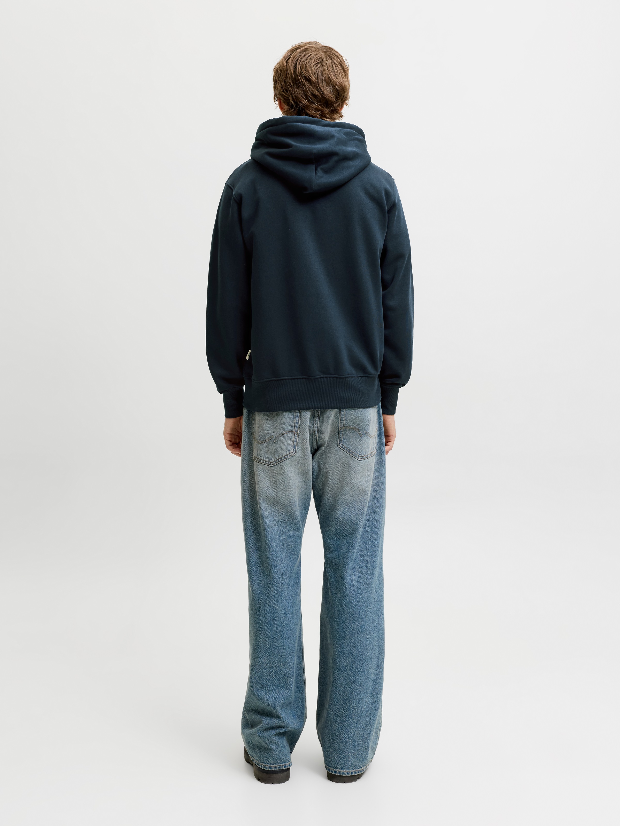 Jack & Jones Kapuzensweatshirt »JORFREDERIKSBERG MONOGRAM SWEAT HOOD SN«, Baumwollmischung, relaxed fit
