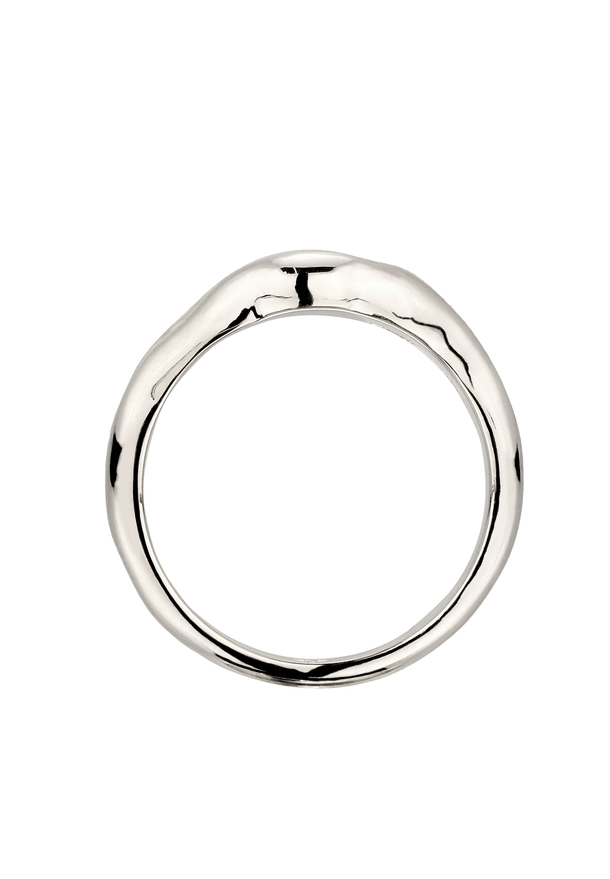 Elli Silberring »Ring Rechteck Rosequartz Citrin Gelb 925 Sterling Silber«