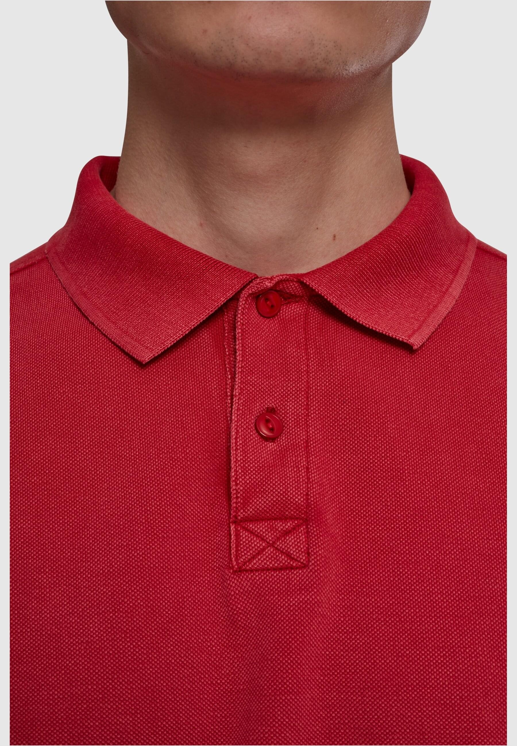 URBAN CLASSICS T-Shirt »Urban Classics Herren Garment Dye Pique Poloshirt«, (1 tlg.)