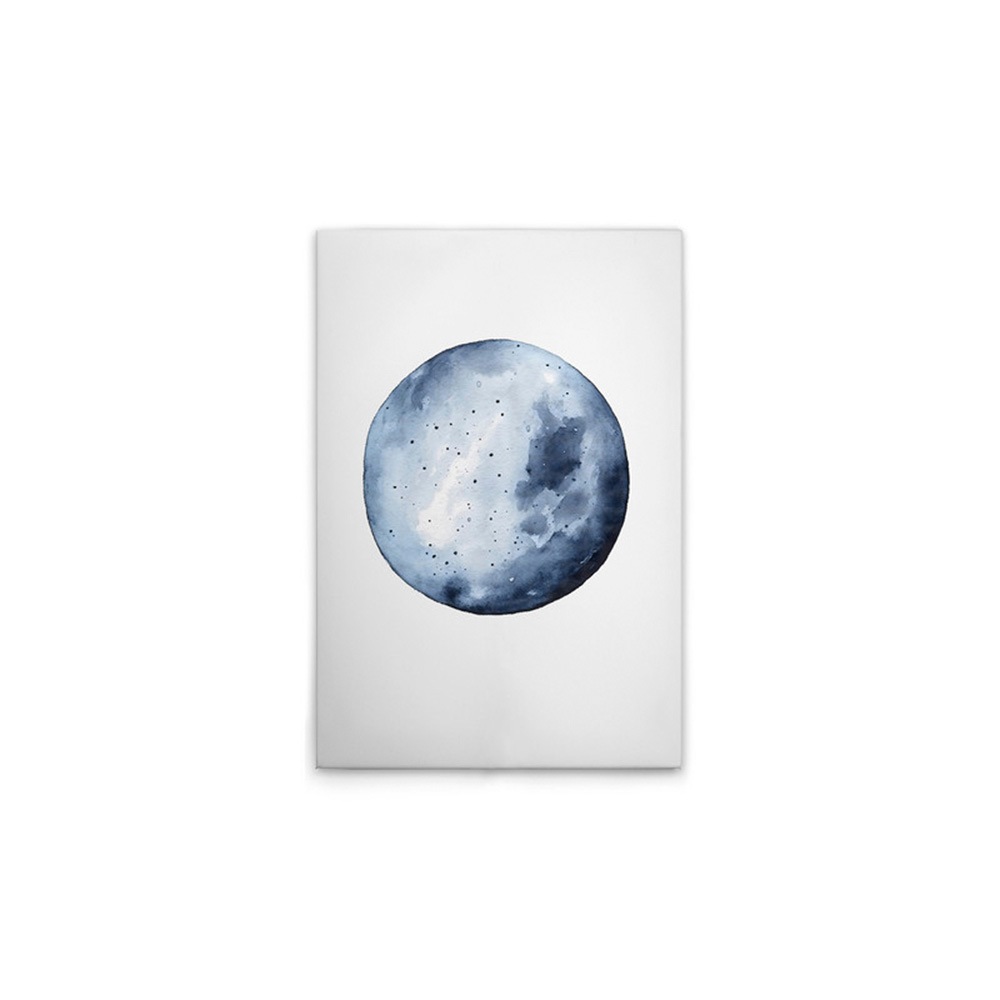 A.S. Création Leinwandbild "Blue Moon - Wandbild Weiß Blau Keilrahmen Kunst günstig online kaufen