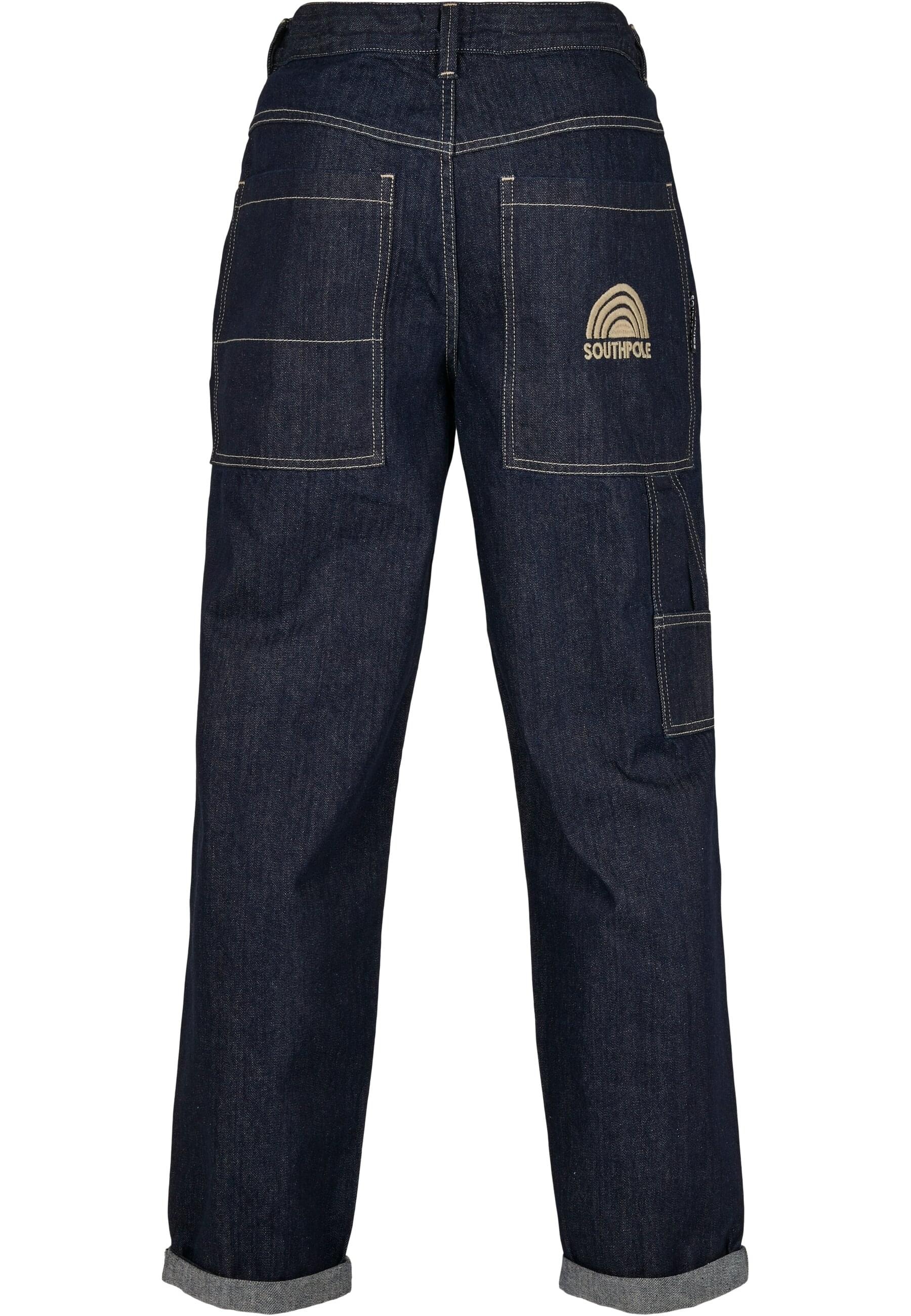 Southpole Bequeme Jeans »Southpole Herren Southpole Embroidery Denim«, (1 tlg.)