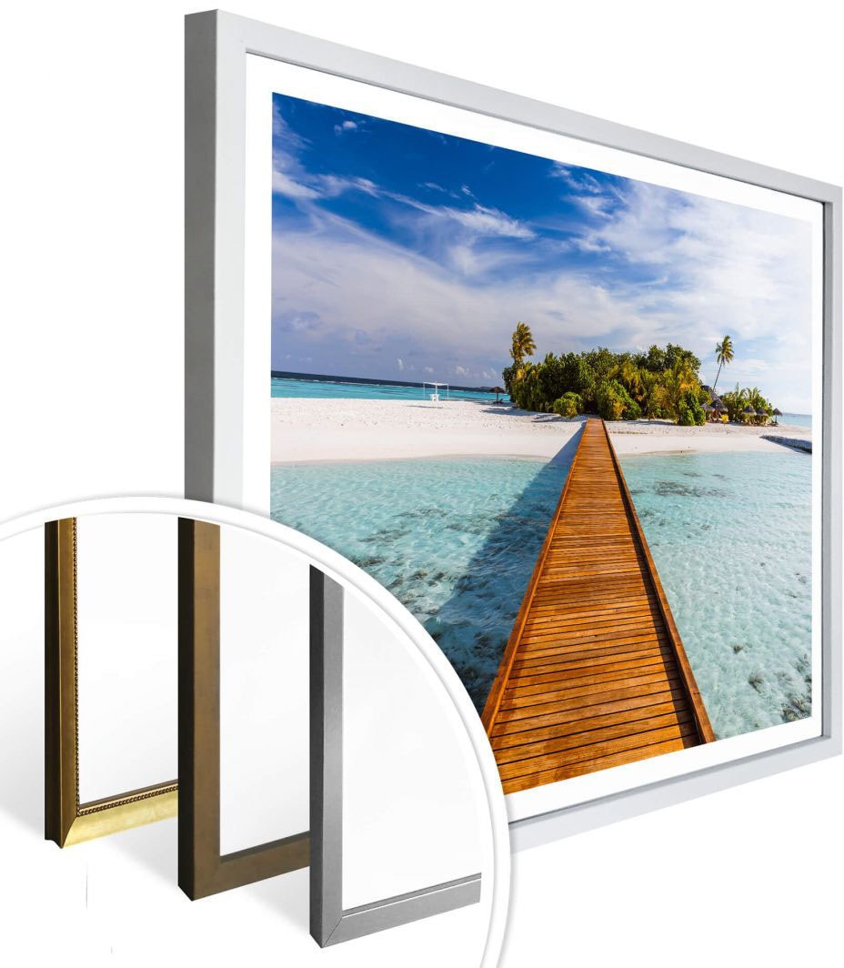 Wall-Art Poster St.), | BAUR Poster, Bild, »Paradies Wandbild, Wandposter (1 Landschaften, Südsee«, bestellen