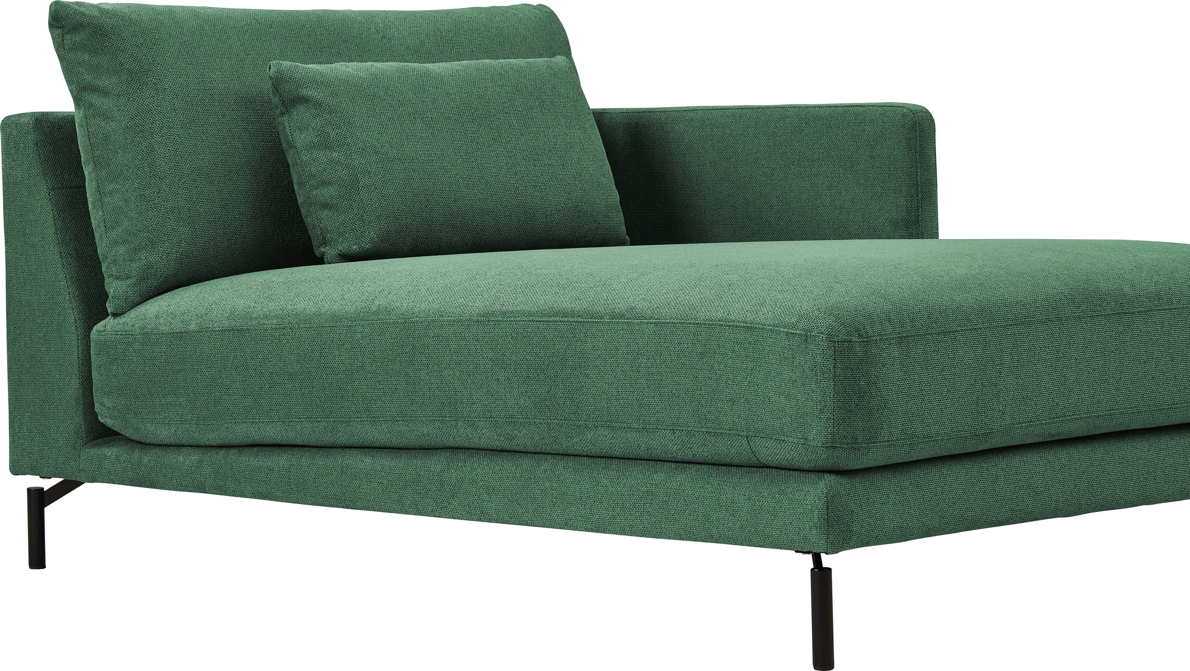 INOSIGN Chaiselongue »Tarek 157/110 cm, Sofa«, mit losen Rückenkissen