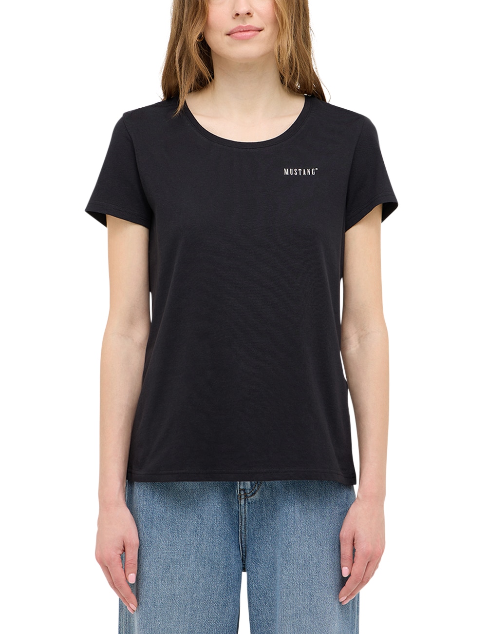MUSTANG Kurzarmshirt "Damen Style Alma" günstig online kaufen