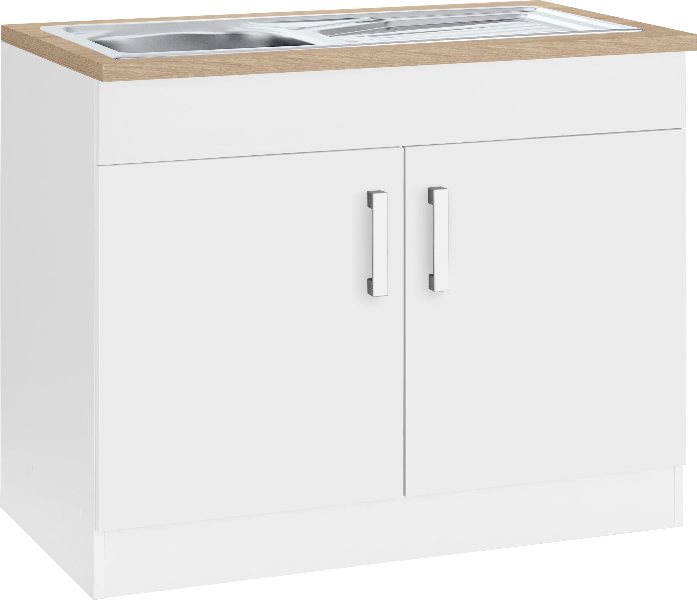 KOCHSTATION Spülenschrank "KS-Gera", Breite 100 cm