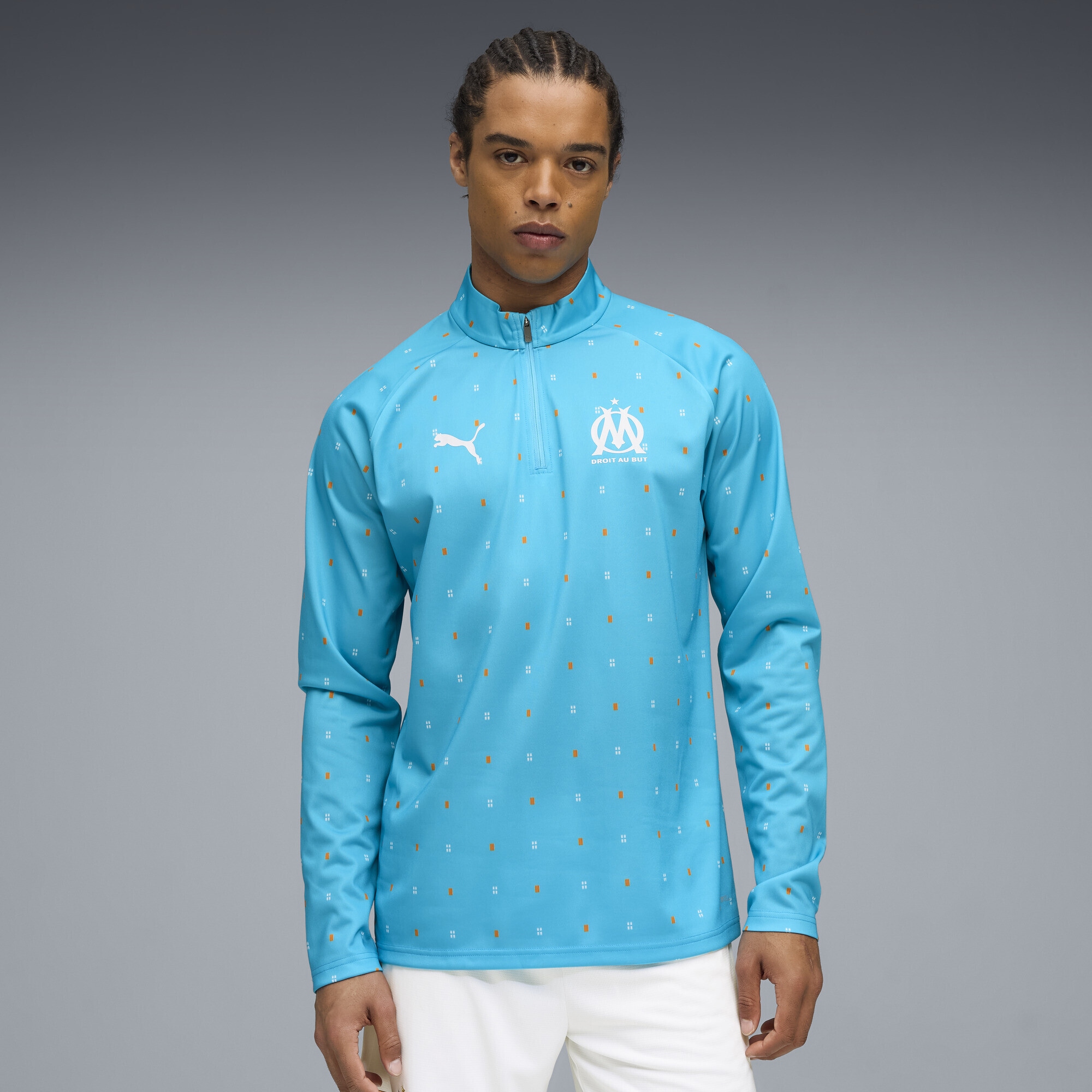 PUMA T-Shirt »Olympique de Marseille Pre-match Obermaterial Herren«