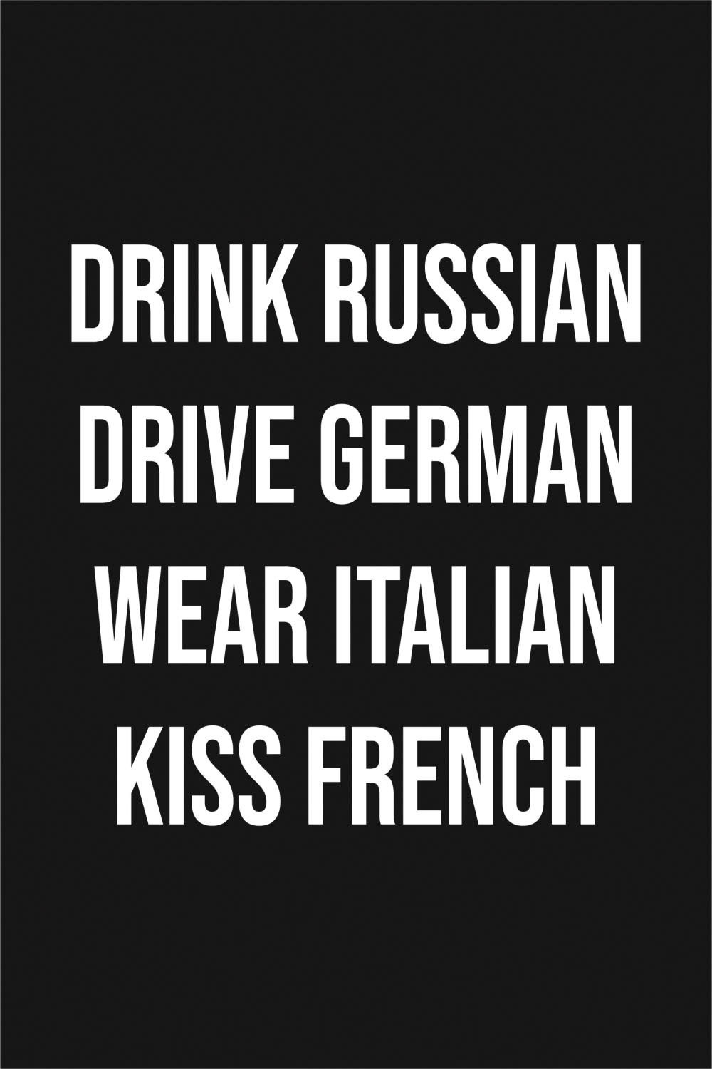 queence Acrylglasbild "Spruch" Schriftzug  Schwarz-Weiß  Sprüche  Sprüche & günstig online kaufen