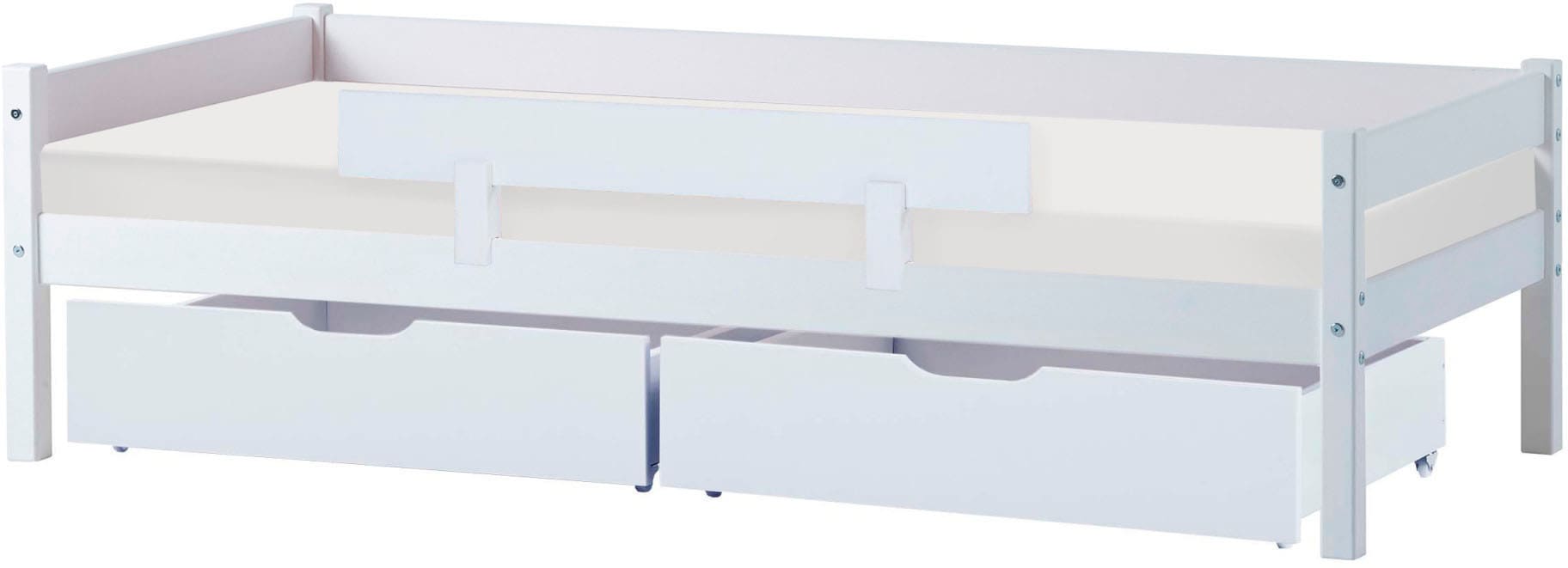Home affaire Jugendbett "ECO One", Kinderbett mit Rausfallschutz, mit 2 Sch günstig online kaufen