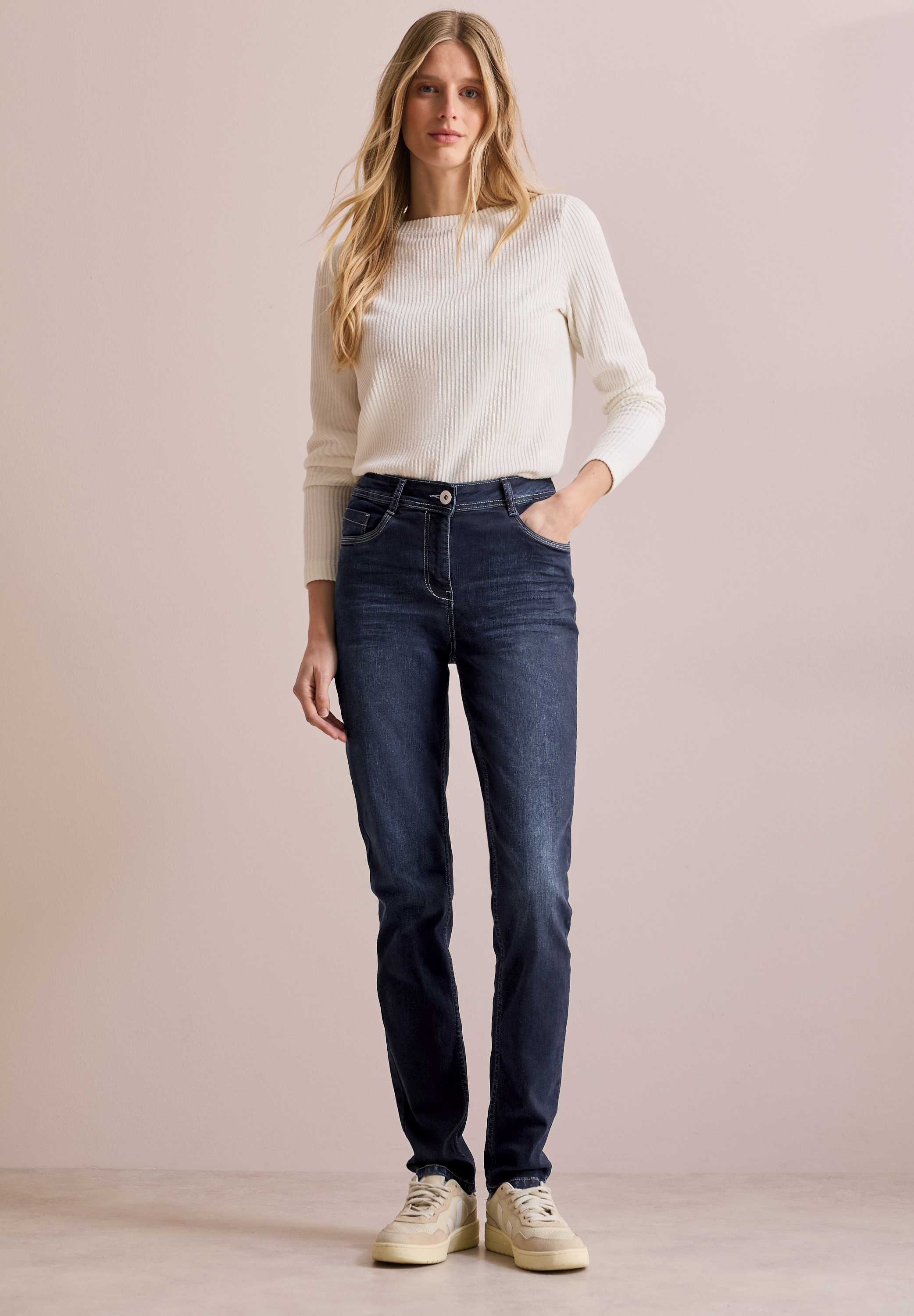 Cecil Skinny-fit-Jeans, aus Baumwolle mit Stretchanteil