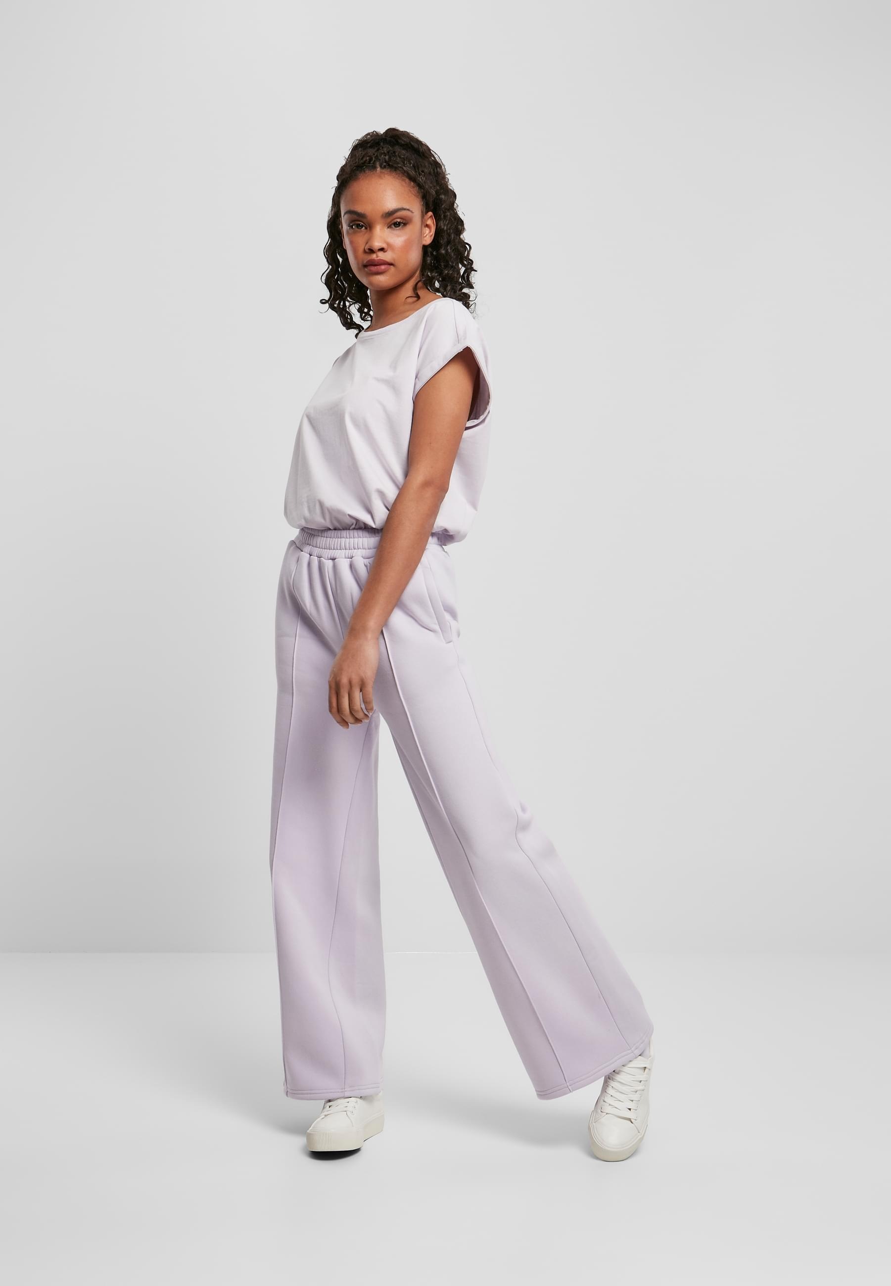 URBAN CLASSICS Kurzarmshirt »Urban Classics Damen Ladies Organic Extended Shoulder Tee«, (1 tlg.)