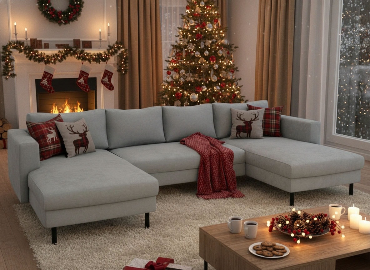 TRENDMANUFAKTUR Wohnlandschaft "Amazing II, wahlw. mit Schlaffunktion & Bet günstig online kaufen