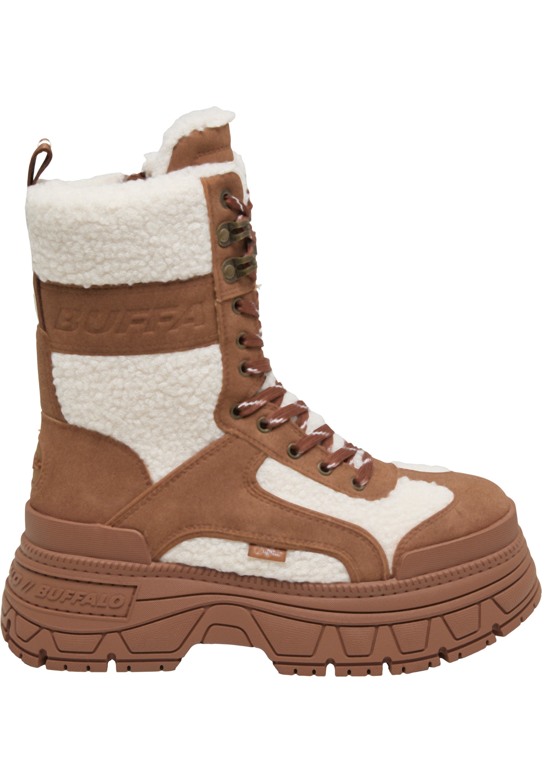 Buffalo Stiefel »Buffalo FUSION COM HI WARM - VEGAN NUBUCK/FUR«