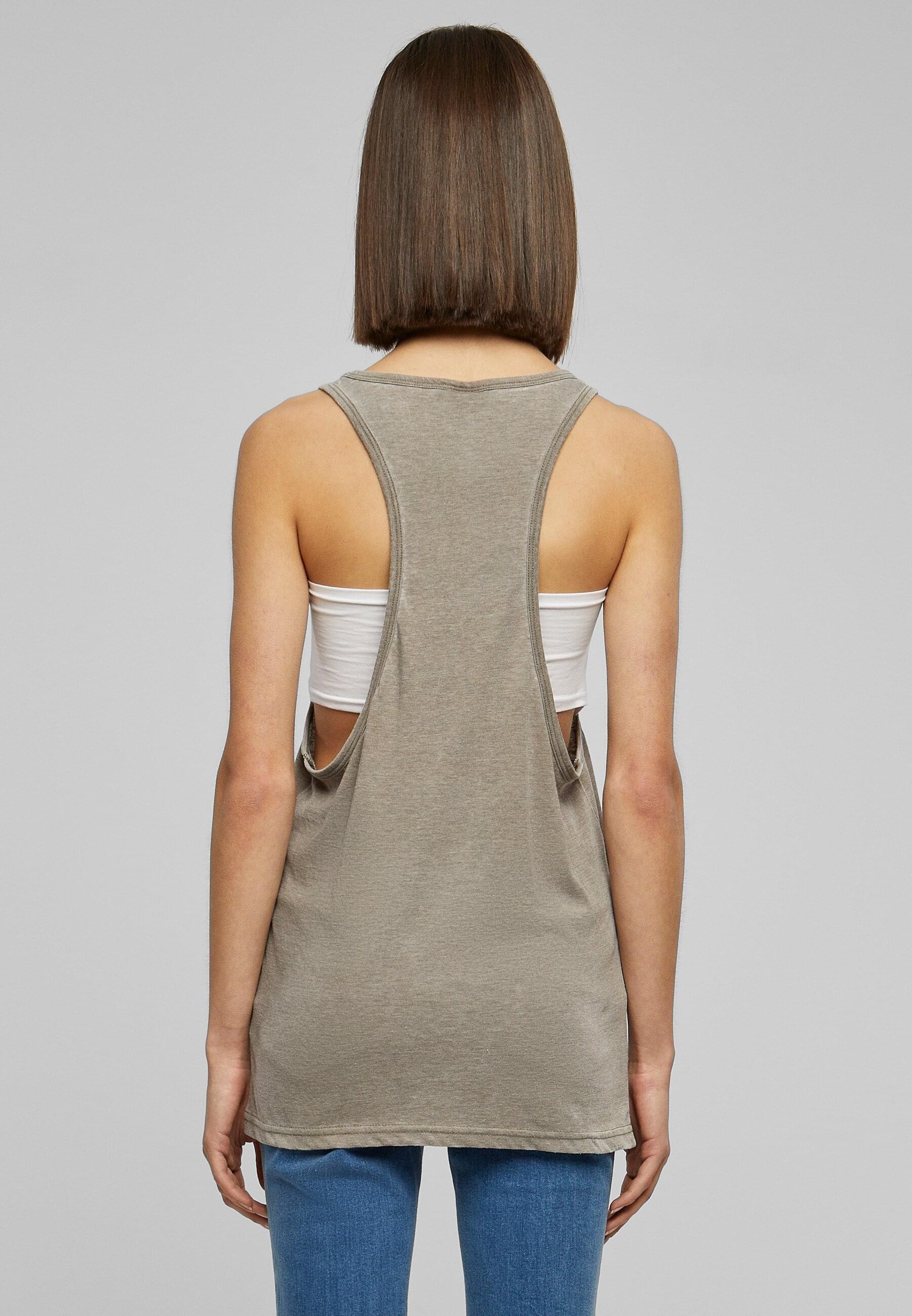 URBAN CLASSICS Muskelshirt »Urban Classics Damen Ladies Loose Burnout Tank«, (1 tlg.)