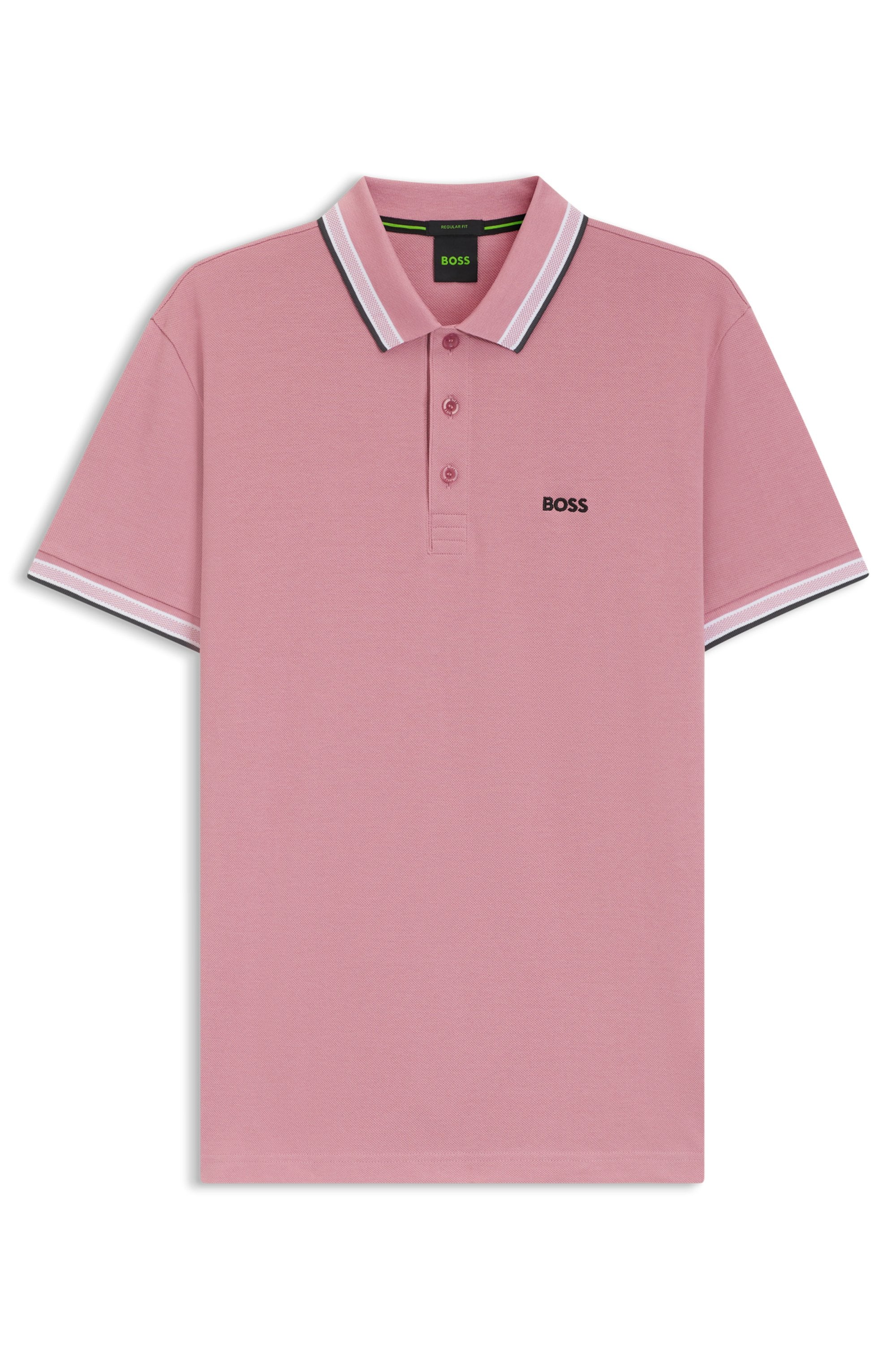 BOSS GREEN Poloshirt »Paddy«, mit kontrastfarbenen Streifen am Kragen