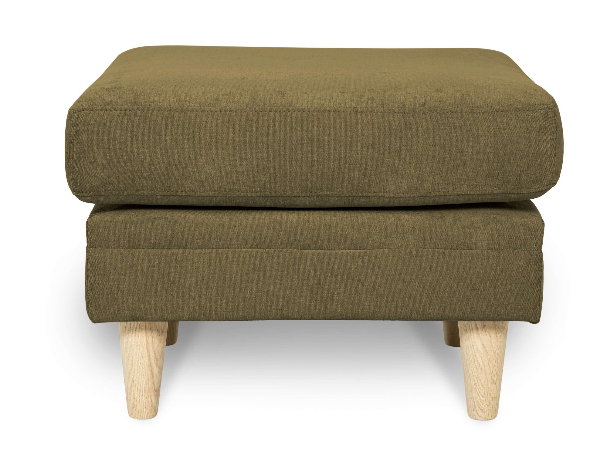 OTTO home Polsterhocker »Arellano, Breite 63 cm« klassisches Design, mit Massivholzfüßen, Webstoff fein, Chenille