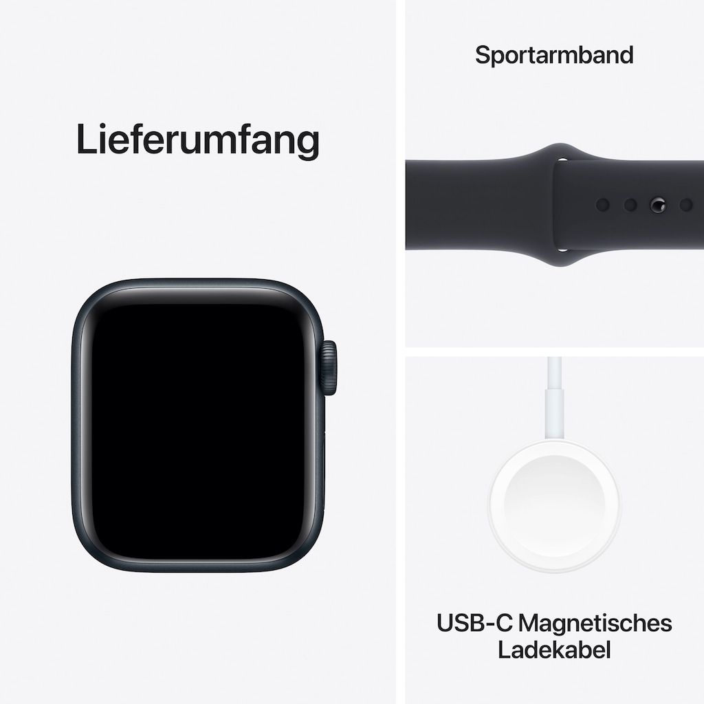 Apple Smartwatch »Watch SE GPS 40 mm Aluminium + Cellular S/M«, (Watch OS 10)