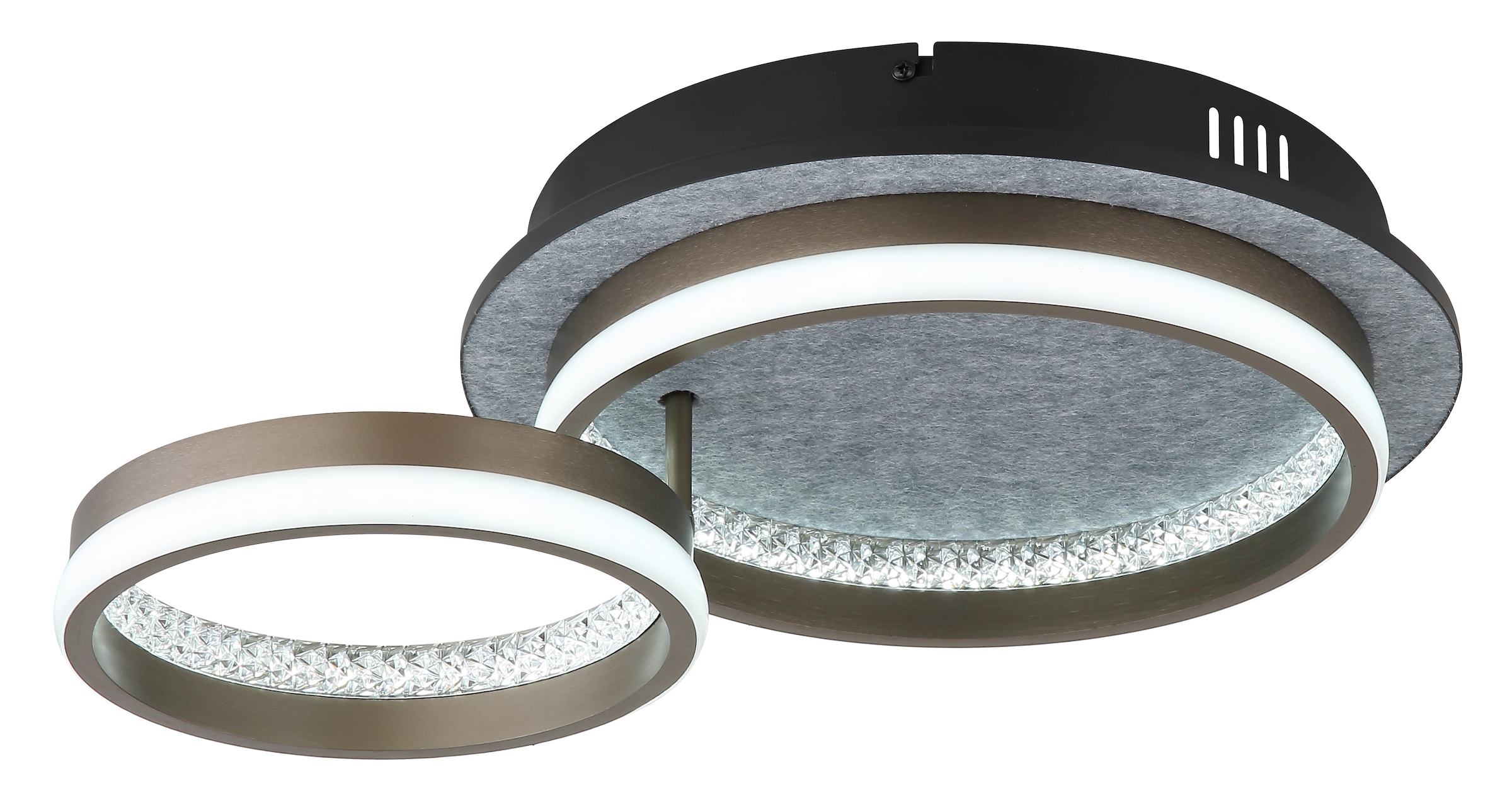 GLOBO LIGHTING Deckenleuchte »DELLA« LED-Modul 1 Stk. LED Deckenleuchte Wohn- & Schlafzimmer Kristall