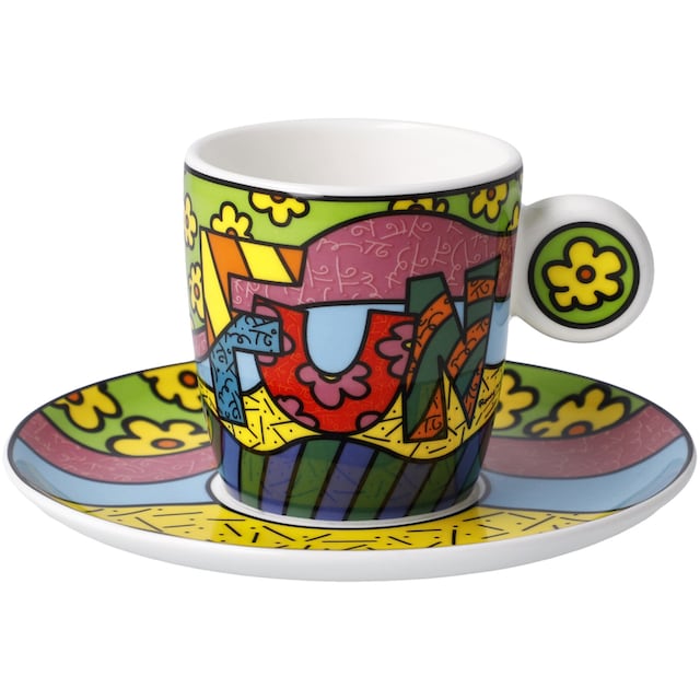 Goebel Espressotasse »Britto«, Pop Art, Fine Bone China, Romero Britto -  Fun kaufen | BAUR