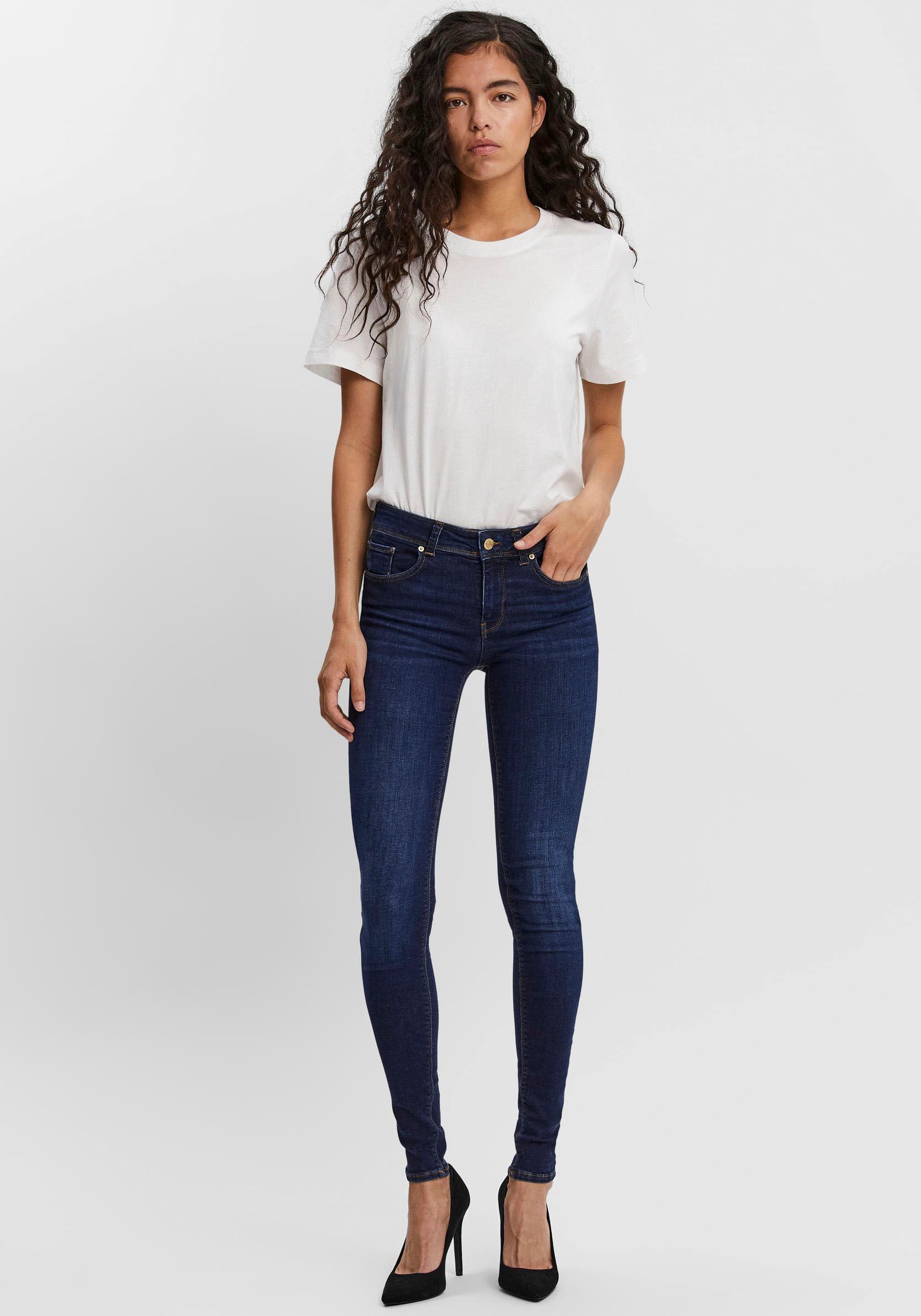 Vero Moda Skinny-fit-Jeans »VMLUX MR SLIM JEANS«