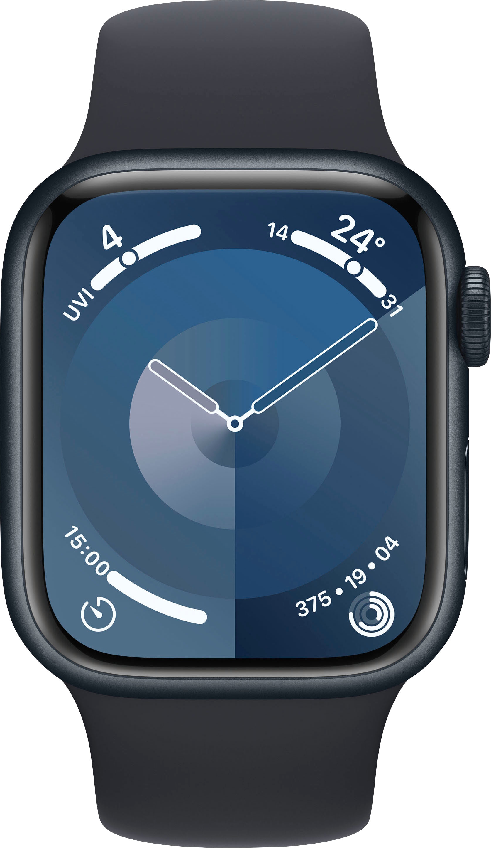 Apple Smartwatch »Watch Series 9 GPS + Cellular 41mm Aluminium S/M«, (Watch OS 10 Sport Band)