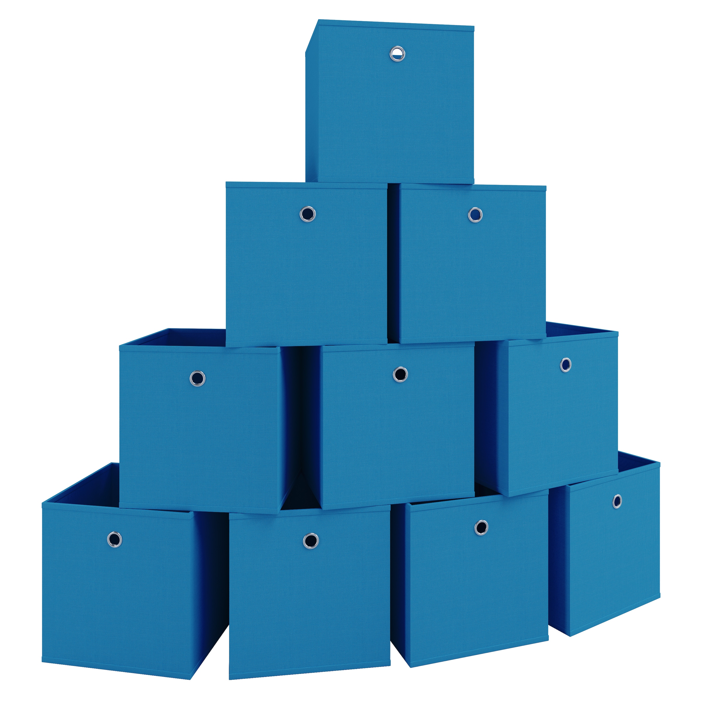 VCM Faltbox "10er Set Faltbox Klappbox Aufbewahrungsbox Boxas"