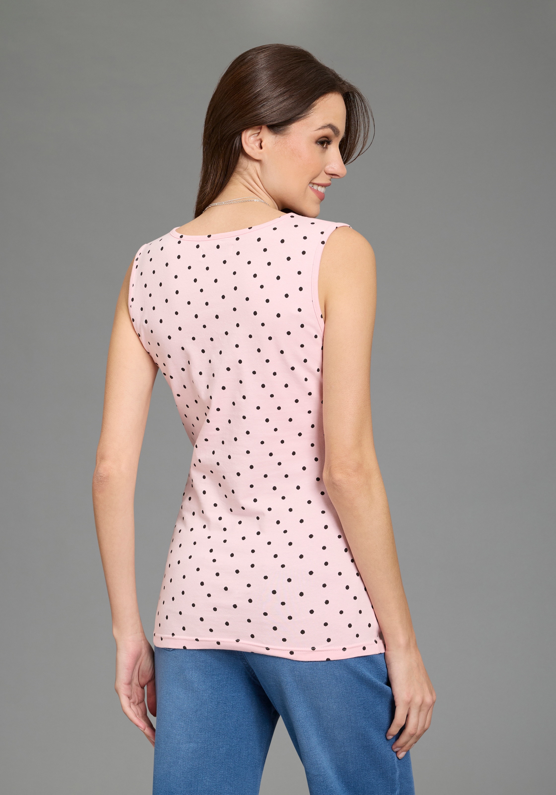 Neun Monate Umstandsshirt »2er Pack Umstands-Tops« Packung, 2, 2 tlg. eng anliegende Passform, tiefer V-Ausschnitt mit Wickeloptik