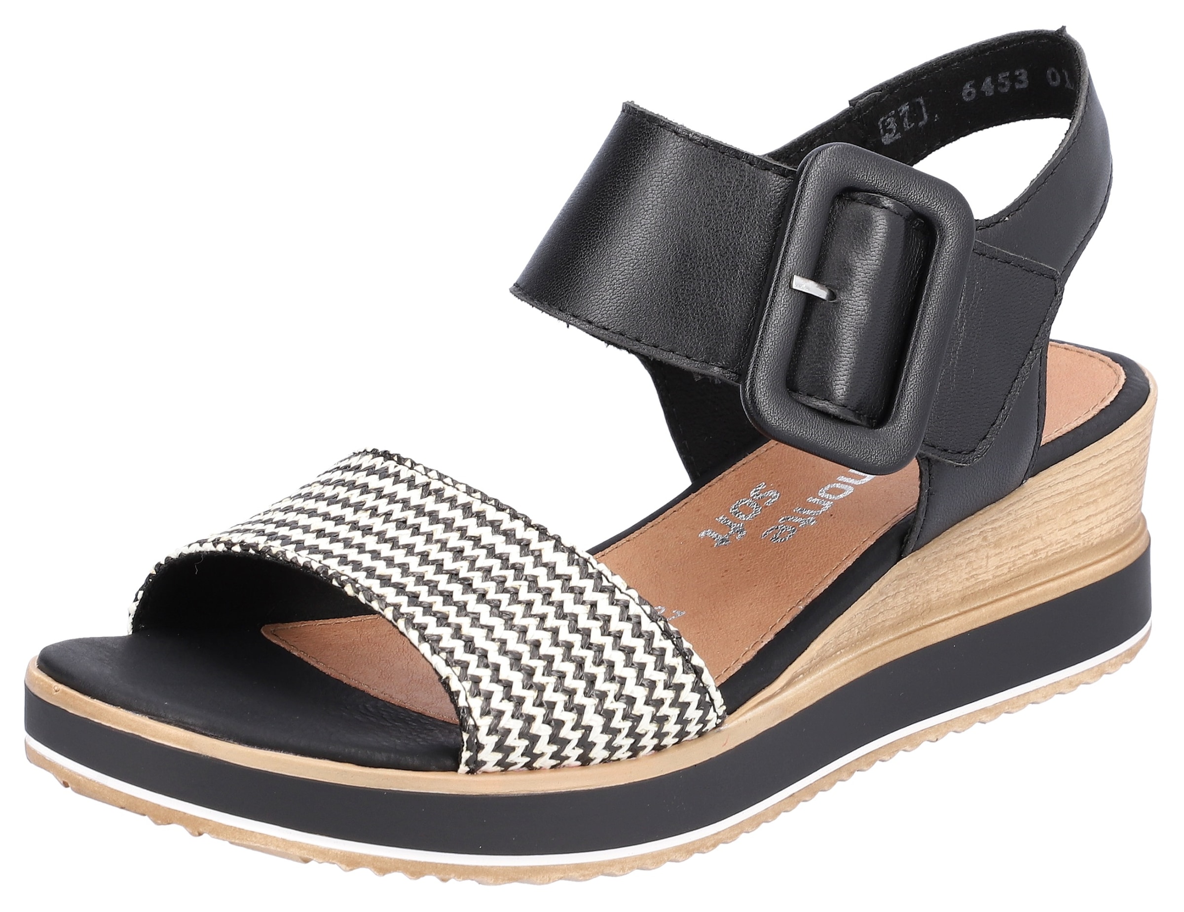 Remonte Sandalette, Sommerschuh, Sandale, Bequemschuh mit Klett unter der Z günstig online kaufen