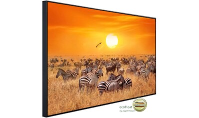 Papermoon Infrarotheizung »Afrikanische Antilopen und Zebras«, sehr angenehme... kaufen