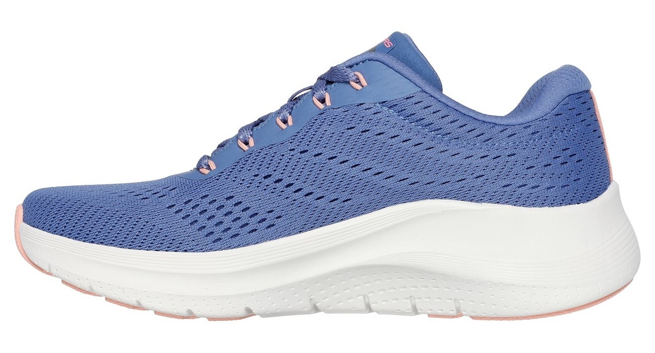 Sneaker SKECHERS "ARCH FIT 2.0-BIG LEAGUE", Damen, Gr. 36, blau (blau, rosa), Textil, Schuhe Sneaker, Fitnessschuh, Trainingsschuh, Freizeitschuh mit guter Dämpfung 3