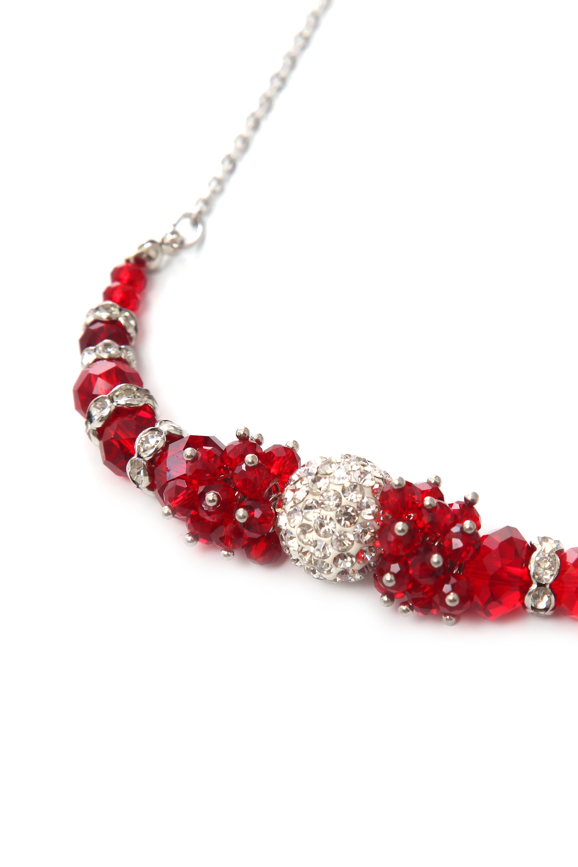 COLLEZIONE ALESSANDRO Kette mit Anhänger »Miriam« mit vielen kleinen Glassteinen