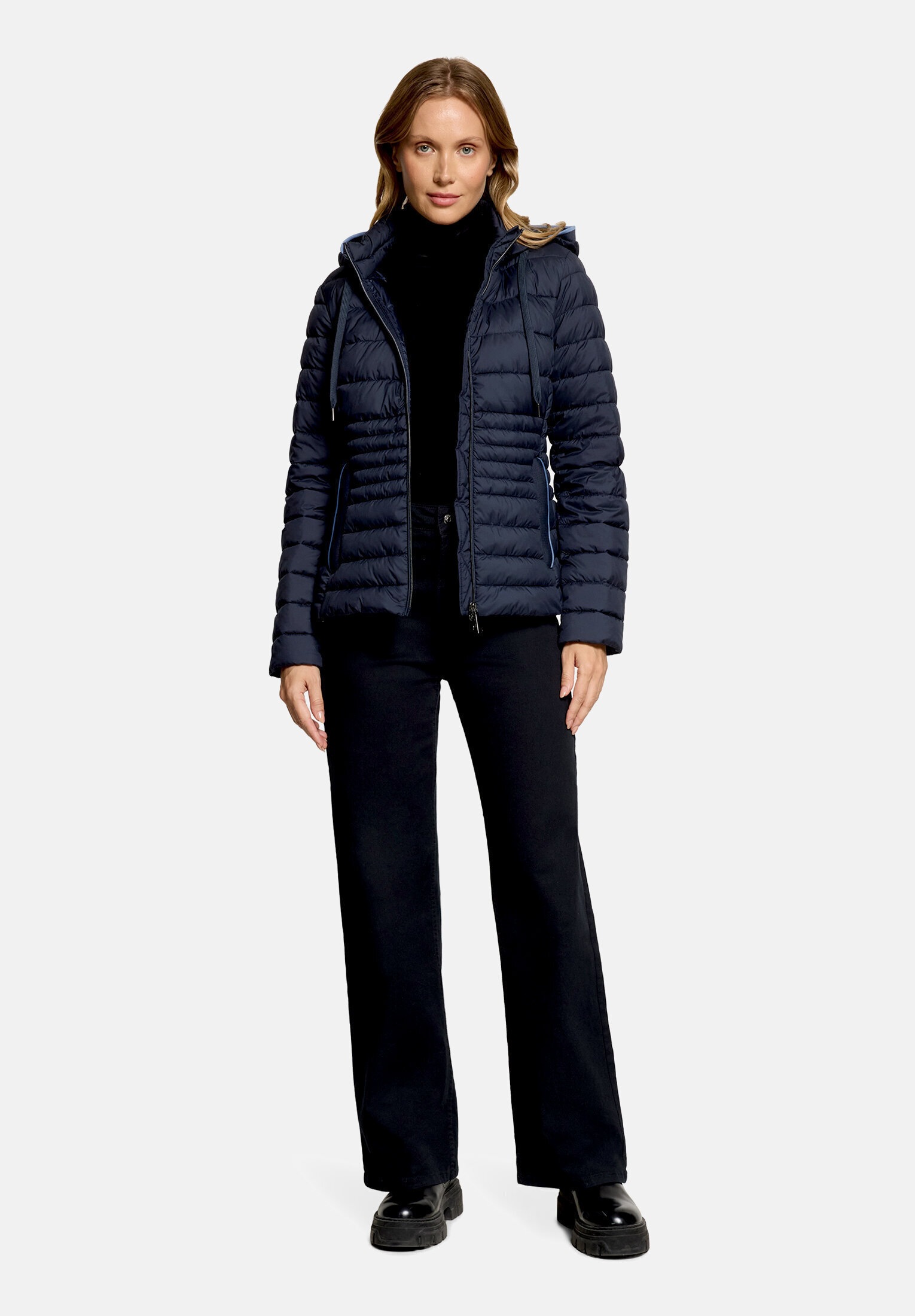 Betty Barclay Steppjacke "Damen mit abnehmbarer Kapuze" mit Kapuze