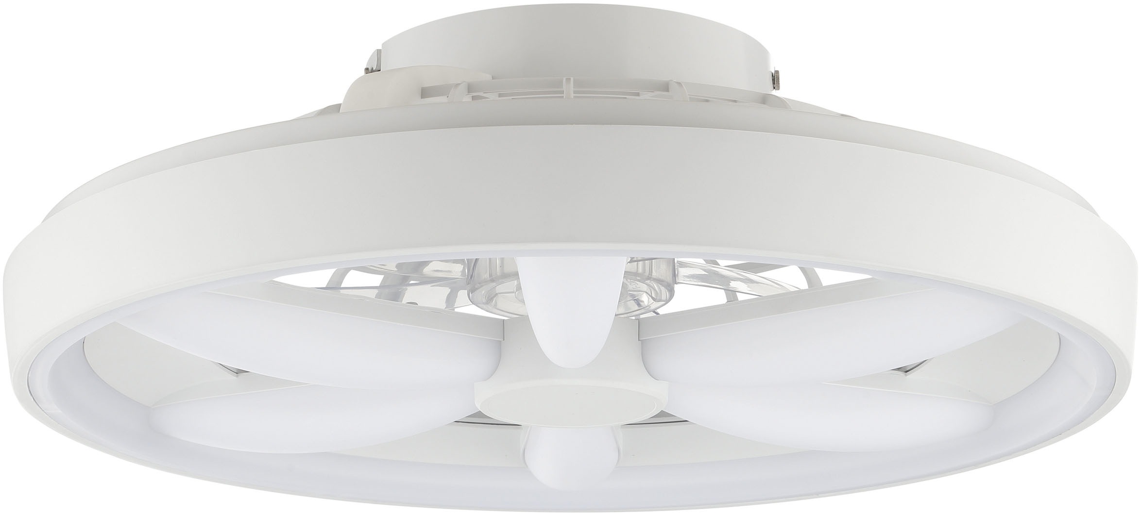Brilliant LED Deckenleuchte »Gaiano«, 1 flammig, Ø 48cm mit Ventilator, 6400 lm, dimmbar, RGB, 2700-6500 K