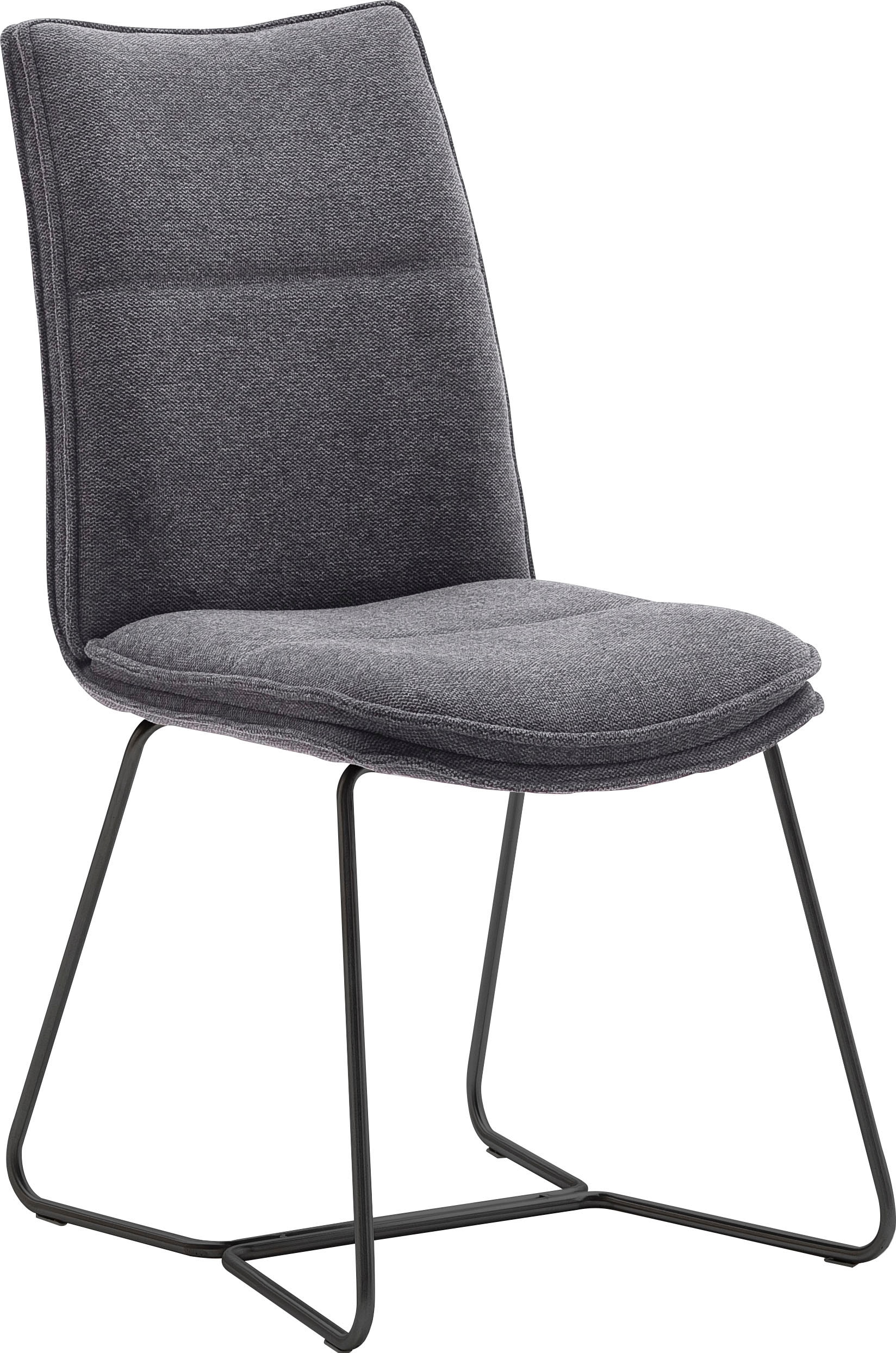 MCA furniture Stuhl »Hampton«, (Set), 2 St., Chenilleoptik, 2er Set, mit Griff, Belastbarkeit 120 Kg, Sitzhöhe ca. 49 cm