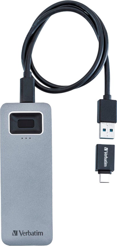 Verbatim externe SSD »Executive Fingerprint Secure«, 2,5 Zoll, Anschluss USB 3.2 Gen-1