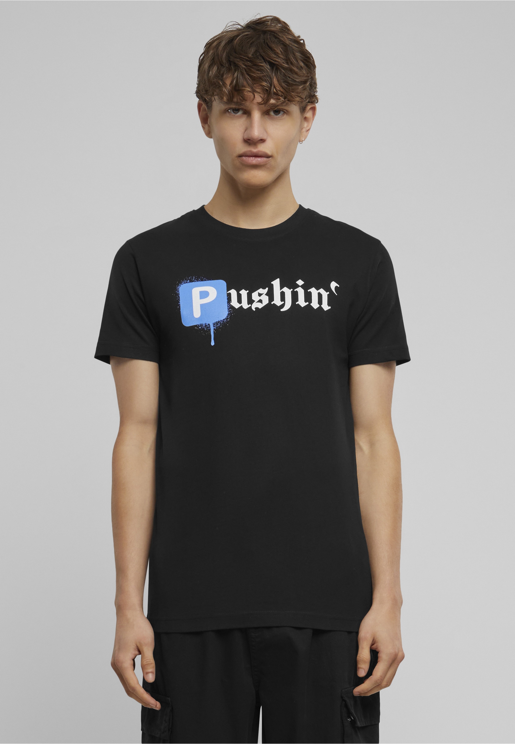 MisterTee Kurzarmshirt »MisterTee Herren Pushin P Tee« 1 Stk.