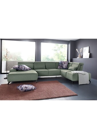 sit&more Wohnlandschaft, 12 cm Fußhöhe, inklusive Sitztiefenverstellung und... kaufen sit&more Wohnlandschaft, 12 cm Fußhöhe, inklusive Sitztiefenverstellung und... kaufen