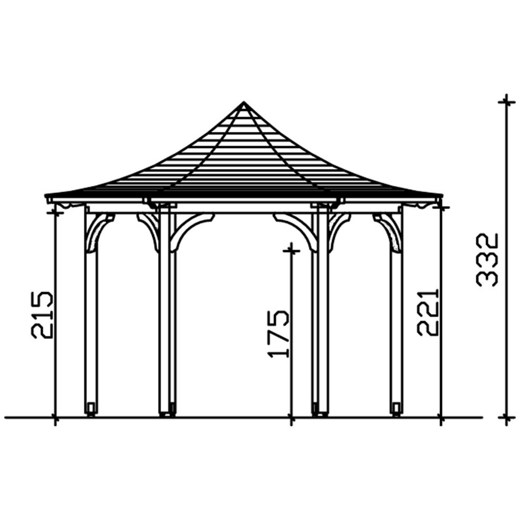 Skanholz Holzpavillon »Versailles«