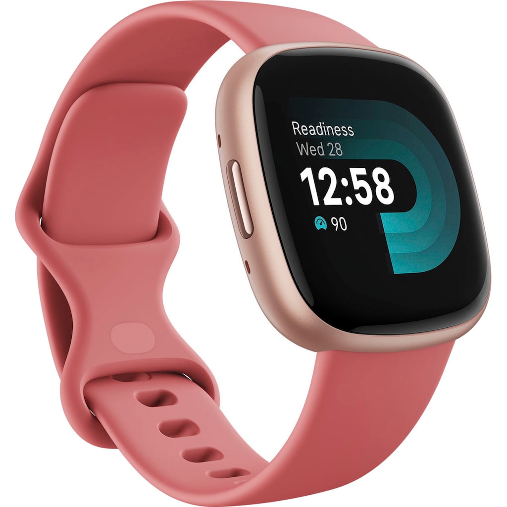 fitbit by Google Smartwatch »Versa 4 + Infinity Band White Small«, (inkl. 6 Monate Fitbit Premium Mitgliedschaft)